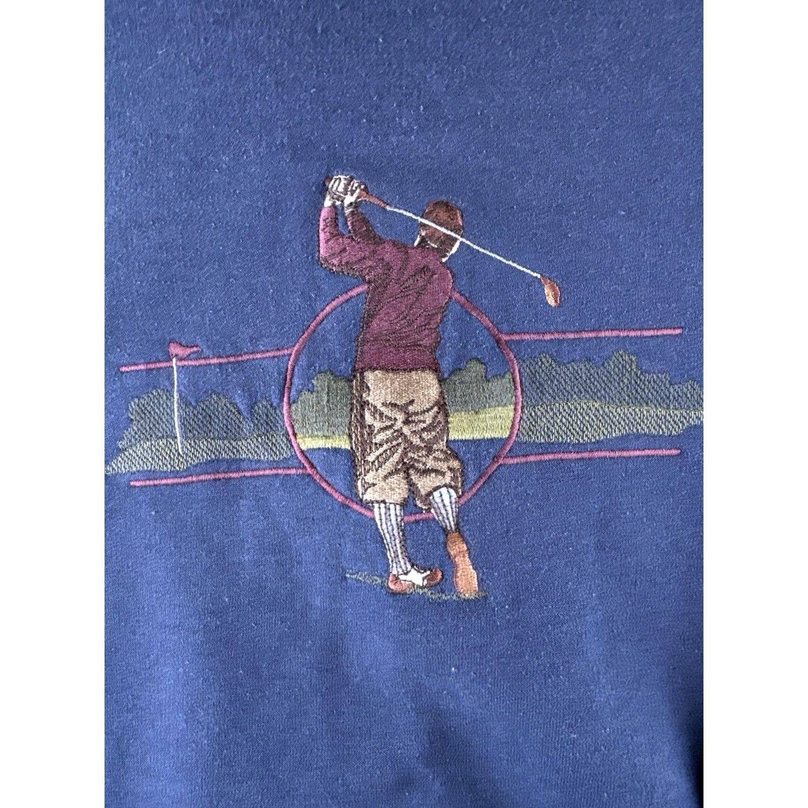 Vintage VINTAGE MC Sport Golf Sweatshirt Embroidered Crewneck Pullover XL Men Blue 90s Pullover Sweatshirt Embroidered Golf Size US XL / EU 56 / 4 - 5 Thumbnail