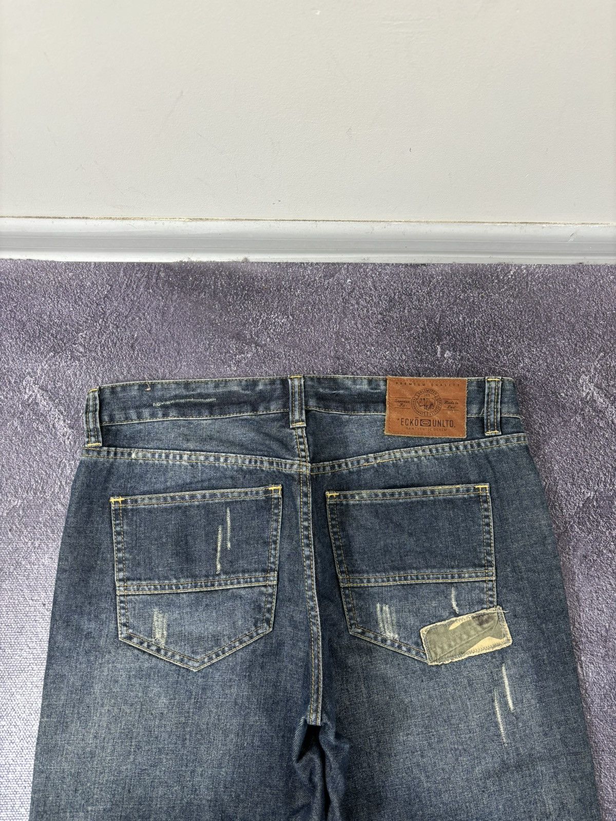 Ecko Unltd. Vintage Ecko Unltd Y2K Skate Hype Baggy Denim Shorts Size US 32 / EU 48 - 6 Thumbnail