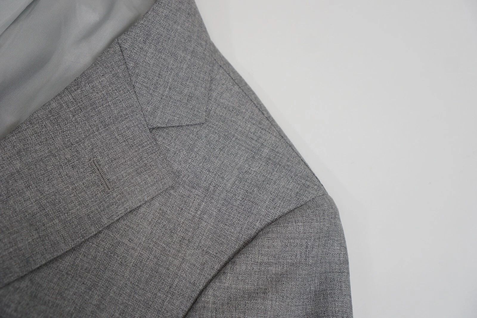 Suitsupply Men Suitsupply Suit Lazio Gey Wool Vitale Barberis UK/US38 Size 38R - 4 Thumbnail