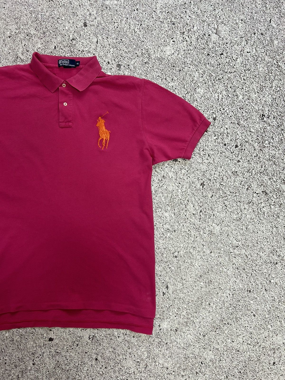 Polo Ralph Lauren × RRL Ralph Lauren × Rugby Ralph Lauren Vintage Polo Ralph Lauren Classic Logo Polo T-Shirt Size US XL / EU 56 / 4 - 4 Thumbnail