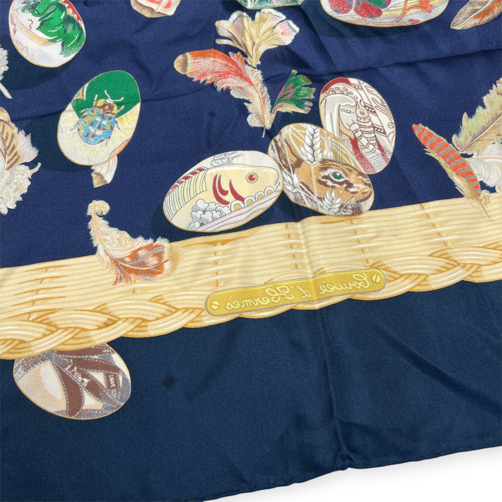 Hermes Hermes Couvee d'Hermes Silk Scarf 90cm Vintage France Size ONE SIZE - 10 Thumbnail