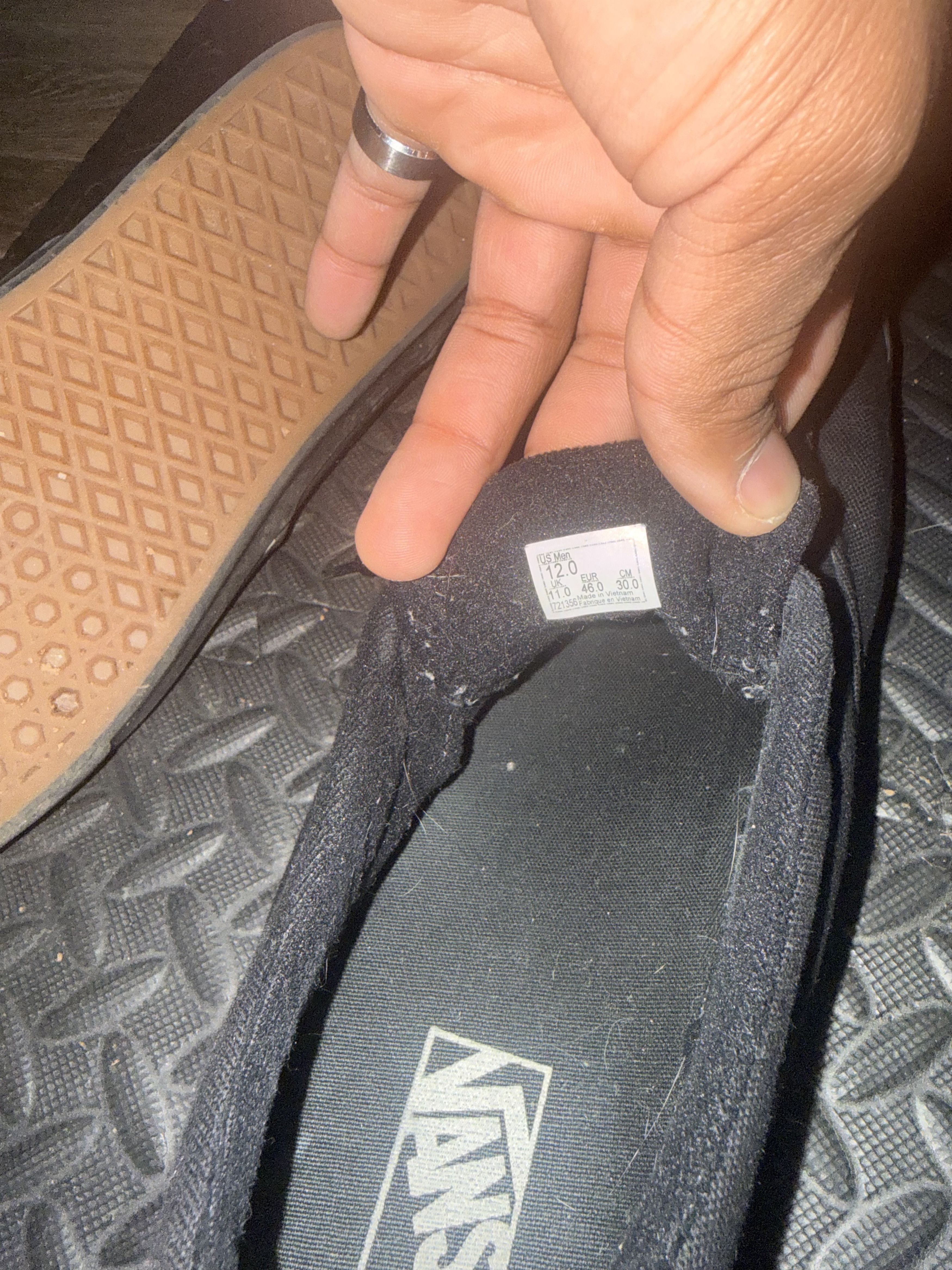 Vans Black Vans Size US 12 / EU 45 - 5 Thumbnail