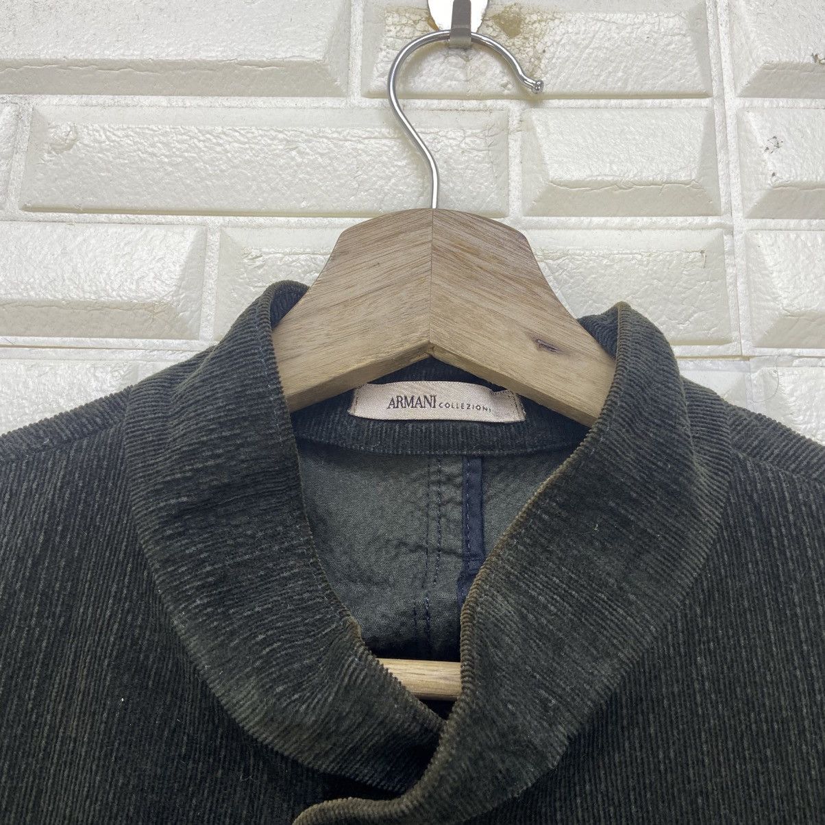 Armani Collezioni Made in Bulgaria Armani Collezioni Mandarin Collar Coat Size US XS / EU 42 / 0 - 4 Thumbnail