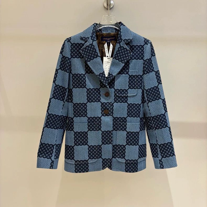 Louis Vuitton Louis Vuitton SS24 plaid print single-breasted blazer jack Size S / US 4 / IT 40 - 1 Thumbnail