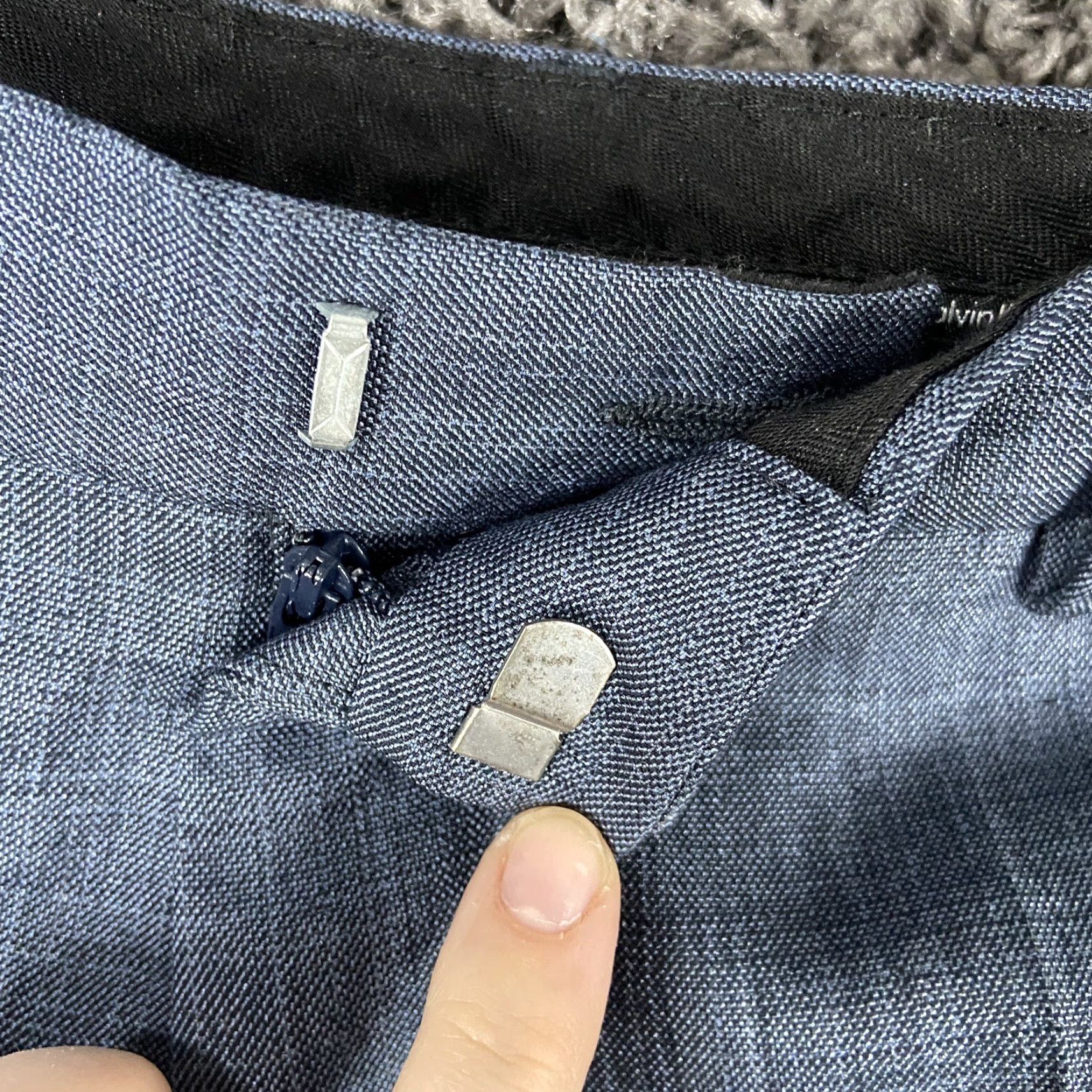 Calvin Klein Calvin Klein Dress Pants Blue Men’s 34x34 Pants Dress Men 34 Blue CK Dress Pants Mens 34x34 Size US 34 / EU 50 - 5 Thumbnail