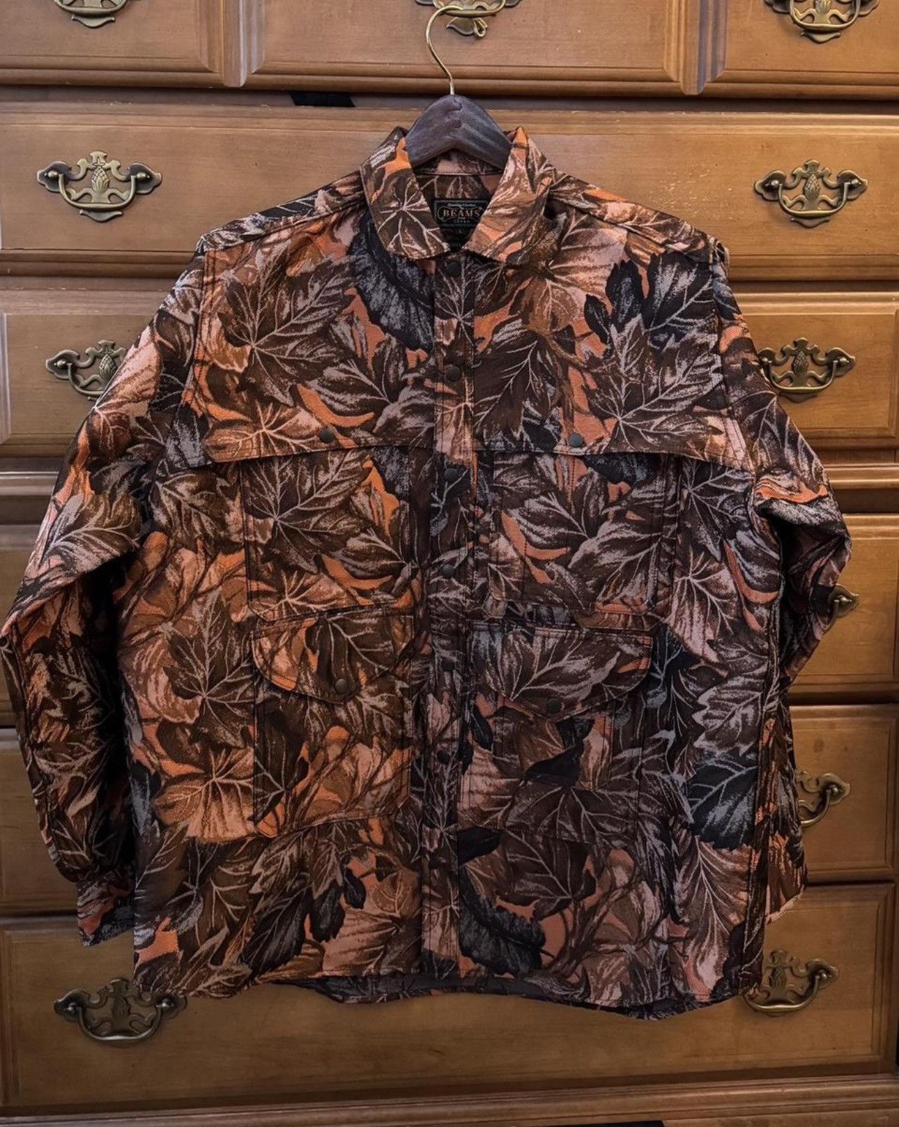 Beams Plus BEAMS PLUS Camouflage Jacquard Adventure Shirt Size L Size US L / EU 52-54 / 3 - 1 Thumbnail