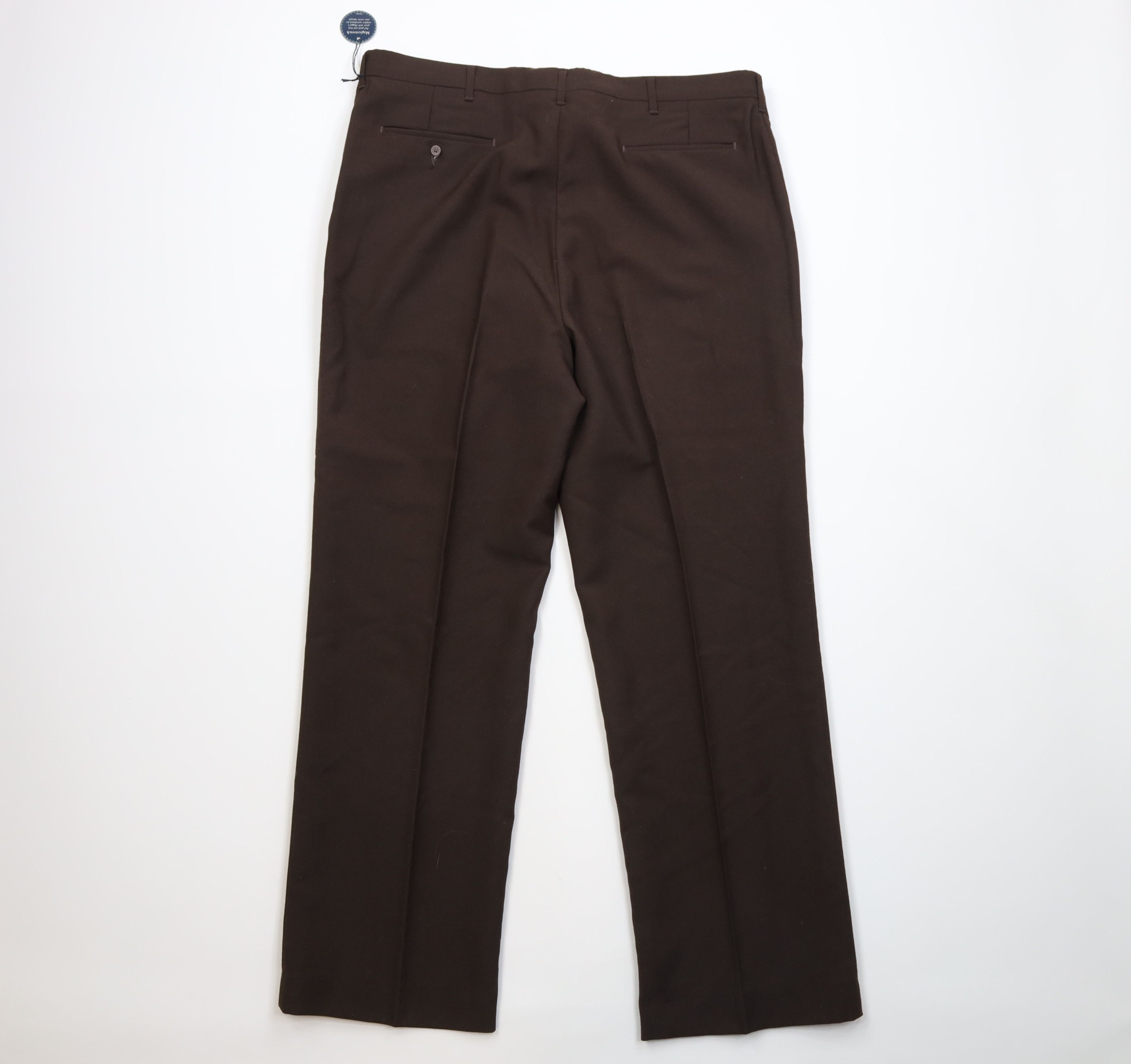 Vintage Deadstock Vintage 70s Worsted Blend Wide Leg Chino Pants Size US 40 / EU 56 - 10 Thumbnail