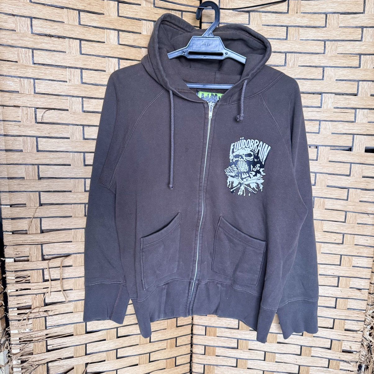 Japanese Brand Fuudobrain Zipper Hoodie Size US M / EU 48-50 / 2 - 1 Thumbnail