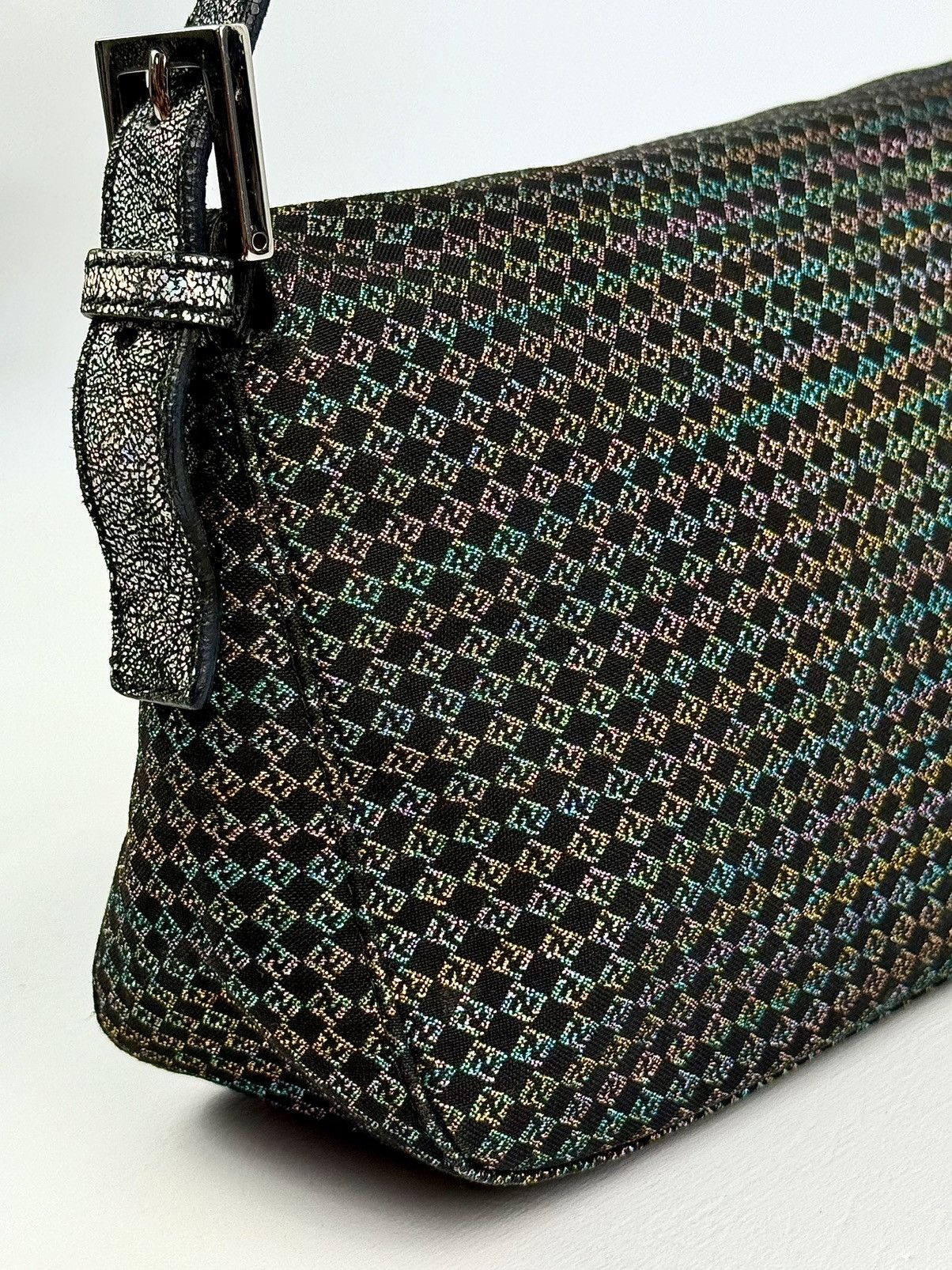 Fendi Fendi - 00’s - Multicolor - Zucca - Double Flap - Baguette Size ONE SIZE - 8 Thumbnail