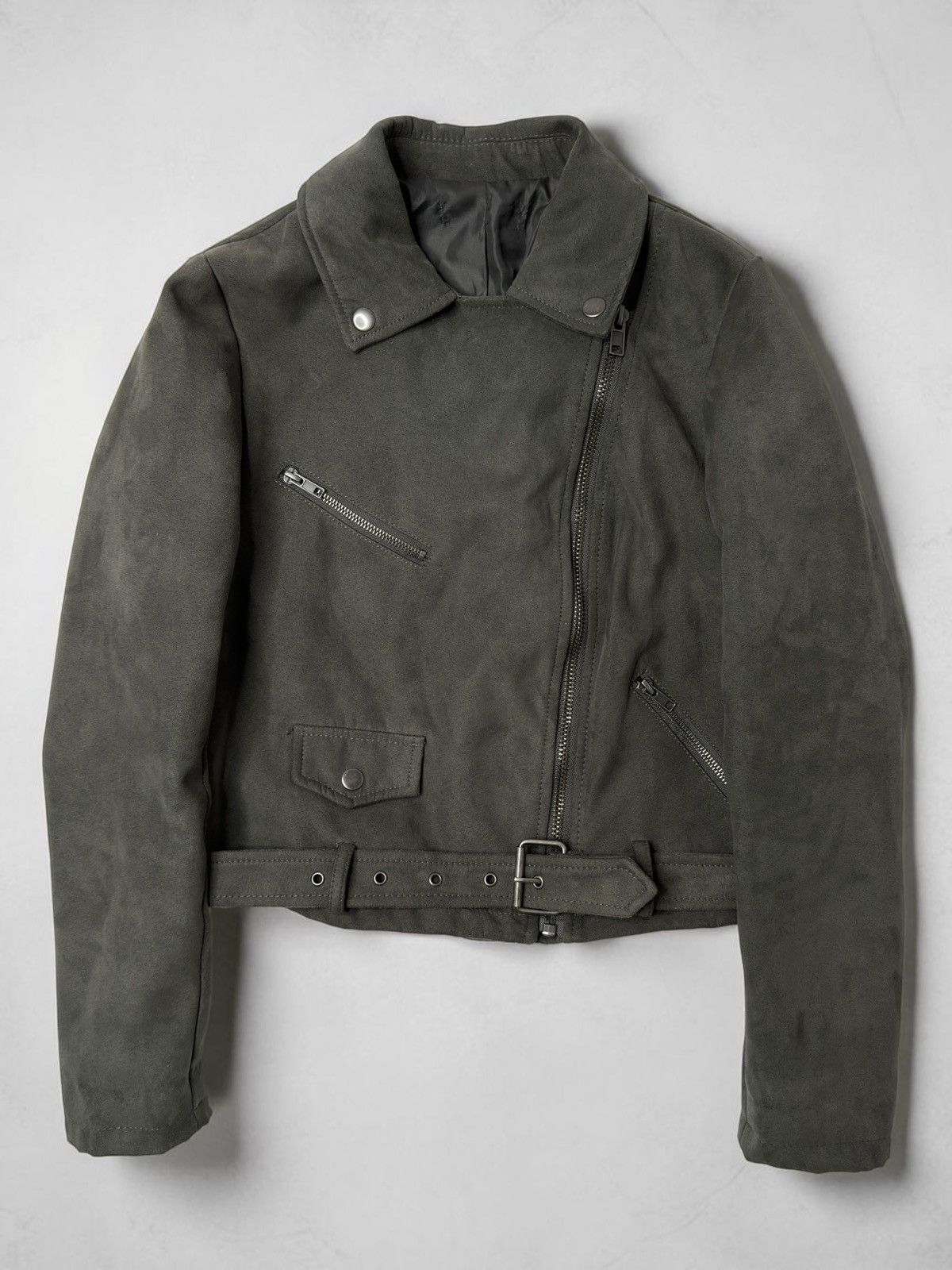 Vintage Vintage avant garde cropped assymetrical zip jacket swag y2k Size S / US 4 / IT 40 - 1 Thumbnail