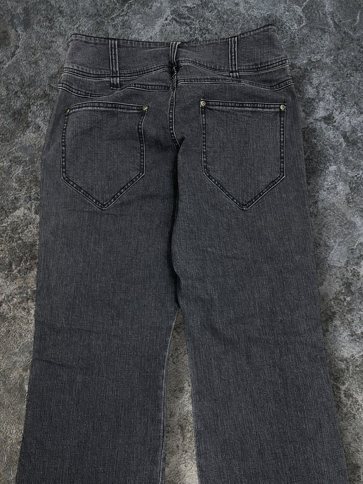 Designer × Japanese Brand × Vintage Vintage Japan Designer 90’s Smile Land Lace Flared Denim Size US 32 / EU 48 - 9 Thumbnail