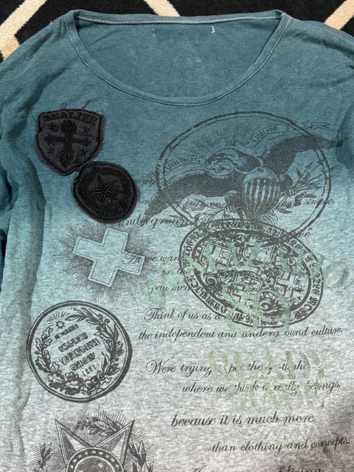 Tornado Mart Japanese Poem Long Sleeve Archived Styled Size US M / EU 48-50 / 2 - 4 Thumbnail