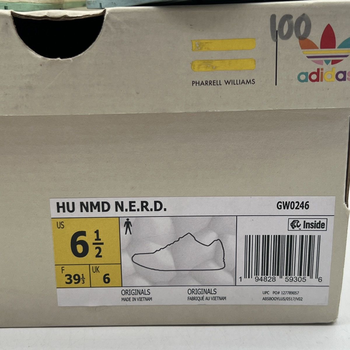 Adidas Pharrell x n.e.r.d x nmd human race 20th anniversary Size US 6.5 / EU 39-40 - 6 Thumbnail