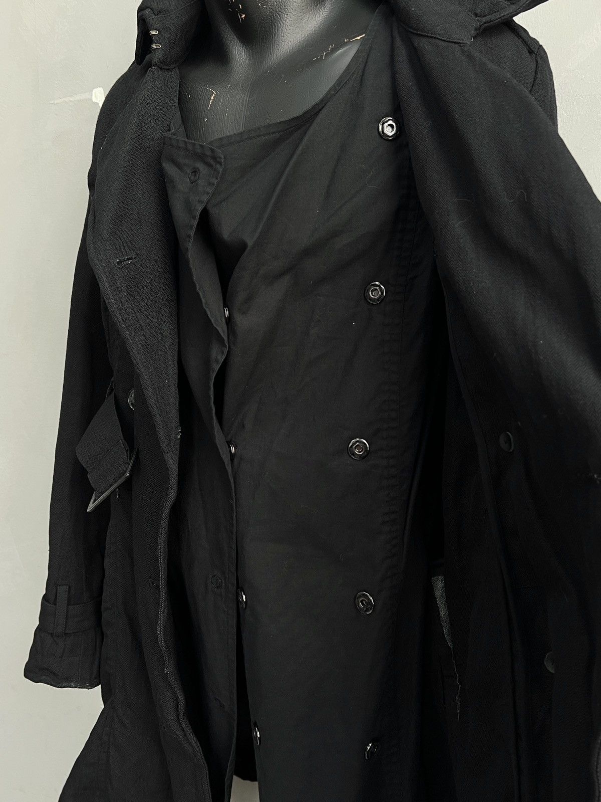 Allsaints All Saints dark fashion opium long coat rick owens style Size US S / EU 44-46 / 1 - 11 Thumbnail