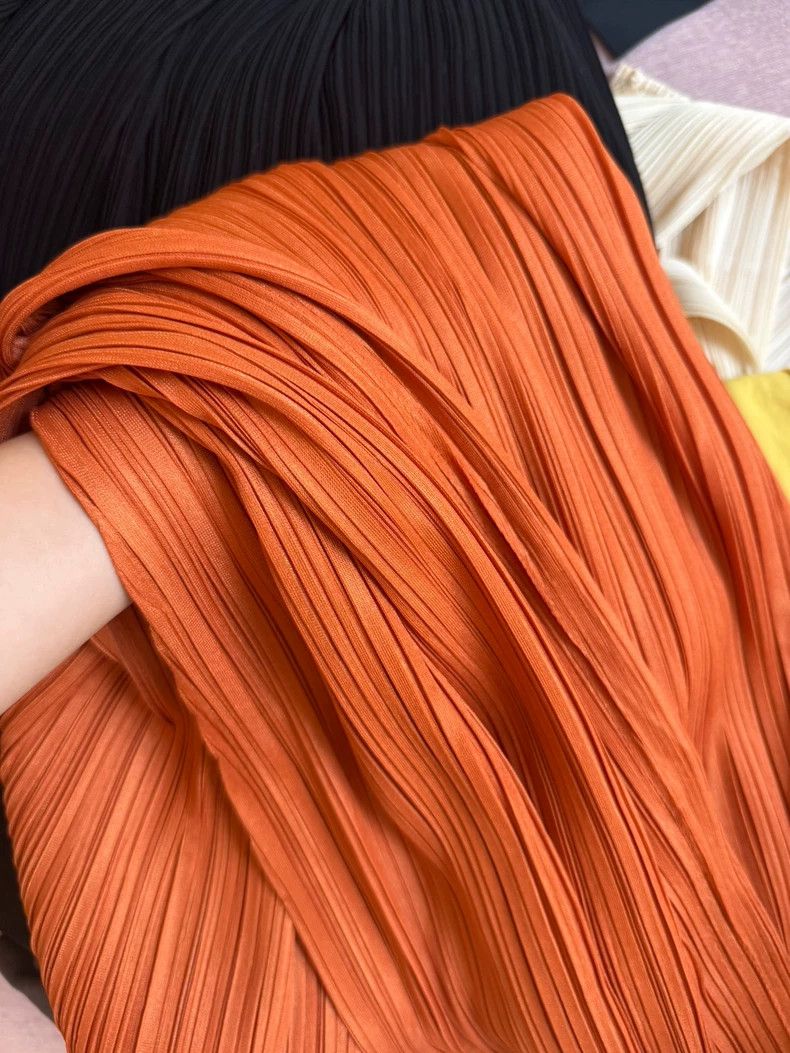 Issey Miyake Issey Miyake size:2 Pumpkin-colored pleated pants Size 42" / US 20 - 7 Thumbnail