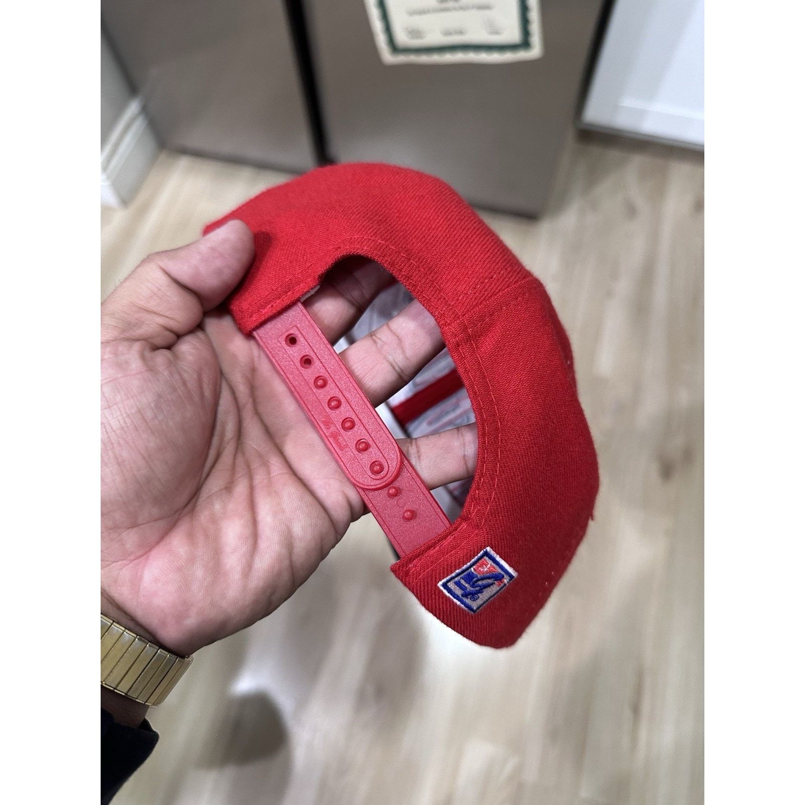 The Game Vintage Detroit Red Wings SnapBack Hat The Game Vtg 90s Zoom Size ONE SIZE - 3 Thumbnail