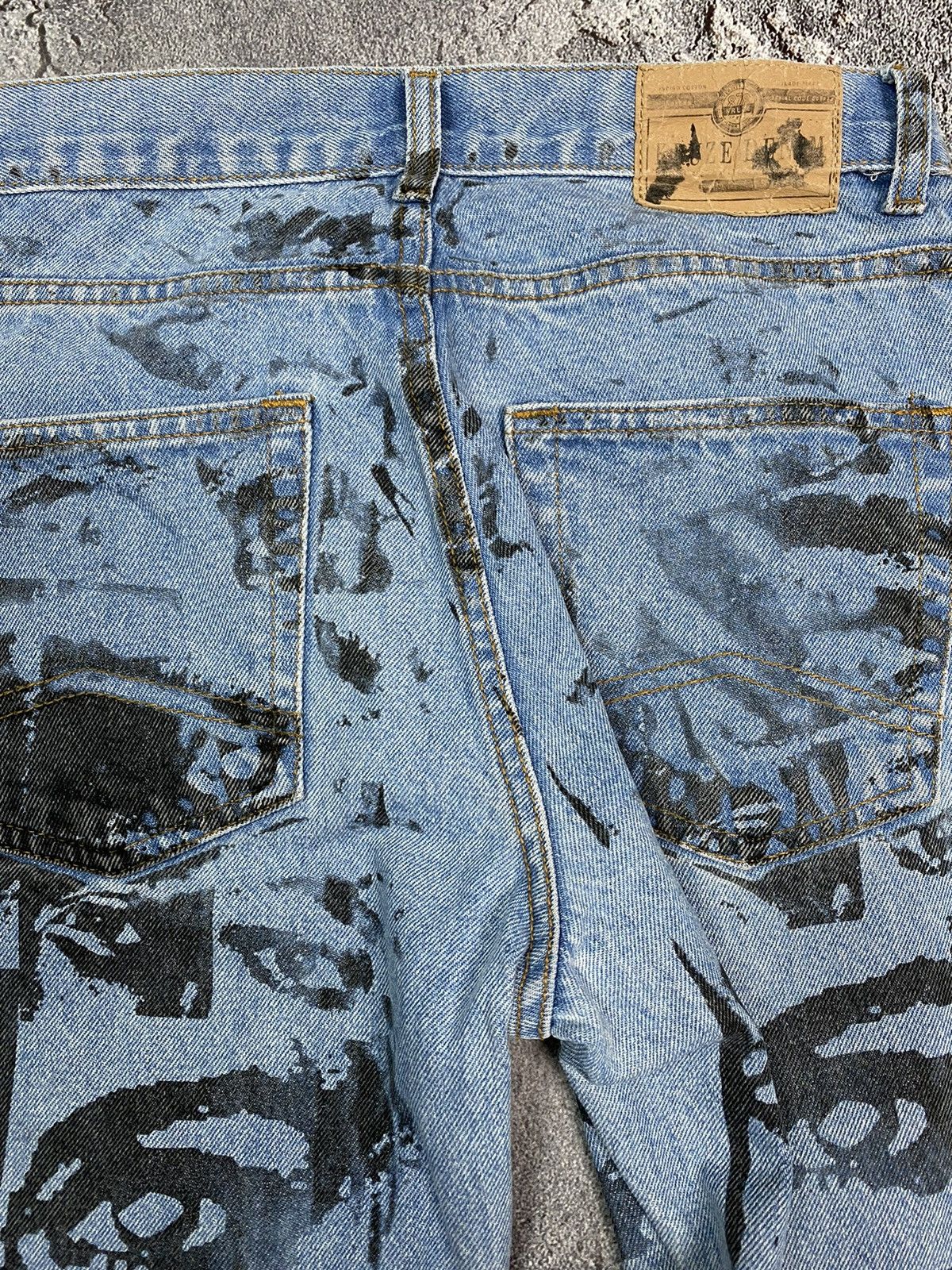 Other Avant-Garde print denim pants cool eyes Size US 30 / EU 46 - 21 Thumbnail