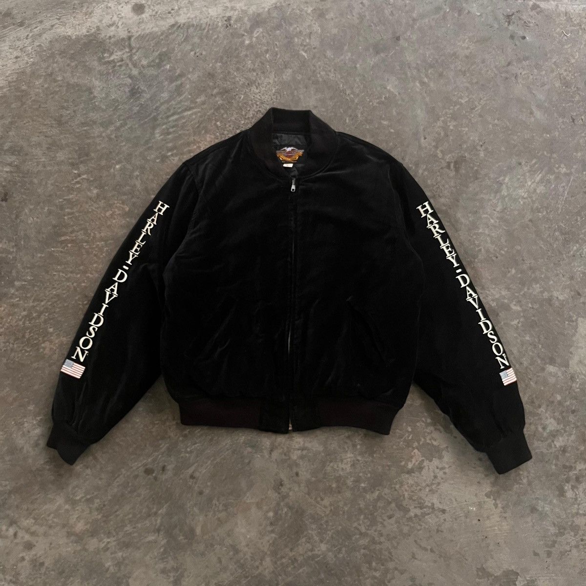 Harley Davidson 🔥HARLEY DAVIDSON SOUVENIR SUKAJAN VELVET JACKET PROUD RIDERS Size US L / EU 52-54 / 3 - 3 Thumbnail