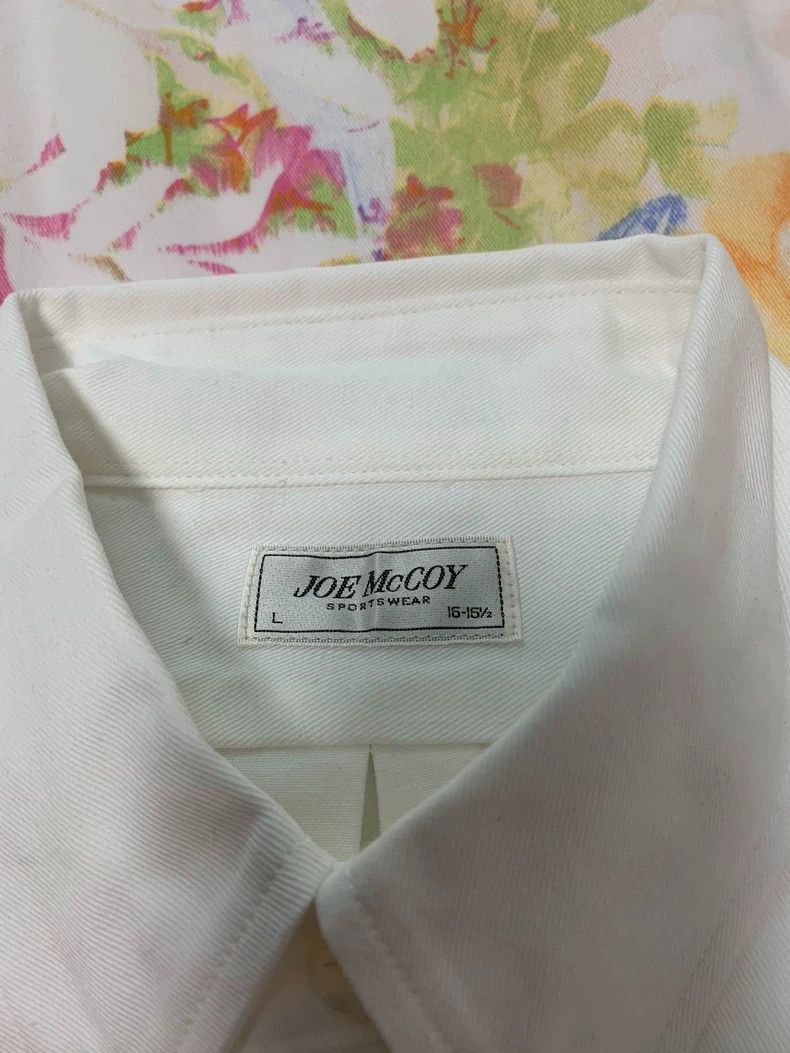 The Real McCoy's The Real Mccoy's White shirt Joe McCoy vintage shirt 2504-N Size US XL / EU 56 / 4 - 4 Thumbnail