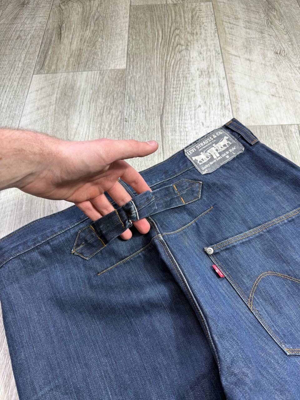 Levi's Rare Levis Engineered Jeans Vintage Japanese BuckleBack Y2k Size US 32 / EU 48 - 6 Thumbnail
