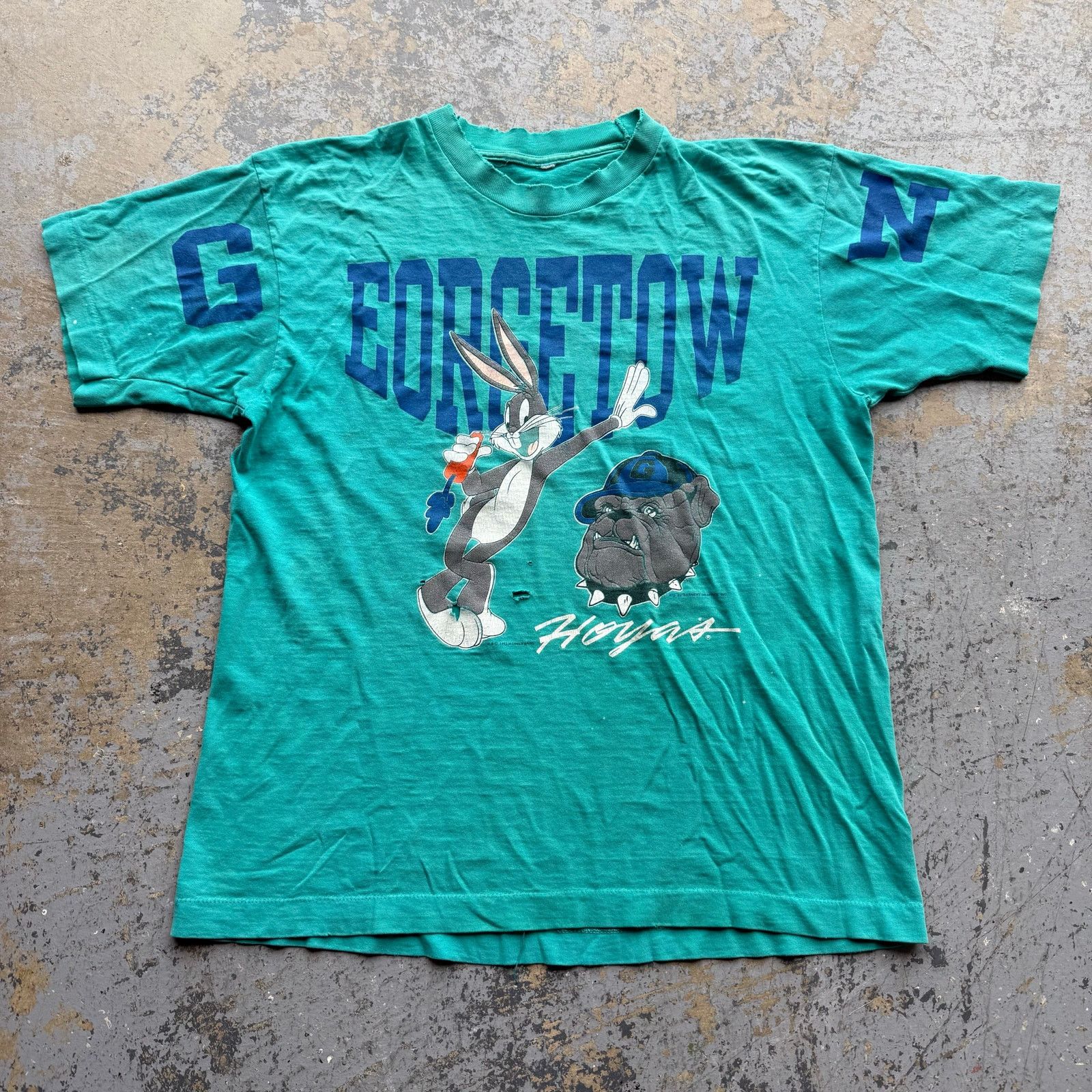 Vintage 90’s Georgetown Bugs Bunny Looney Tunes Tee Distressed Size US L / EU 52-54 / 3 - 1 Thumbnail