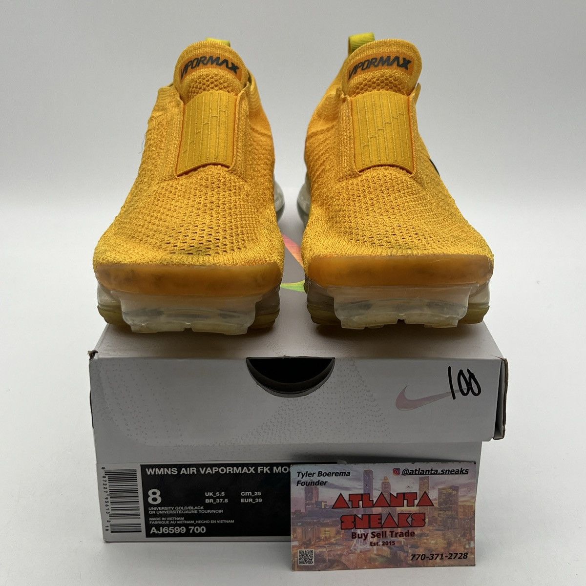 Nike Wmns VaporMax Moc 2 university gold Size US 8 / IT 38 - 2 Thumbnail