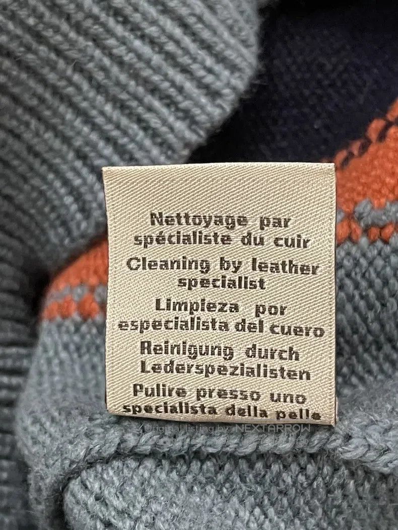 Hermes Hermes Blue Colorblocked Cashmere Sweater Size US M / EU 48-50 / 2 - 6 Thumbnail