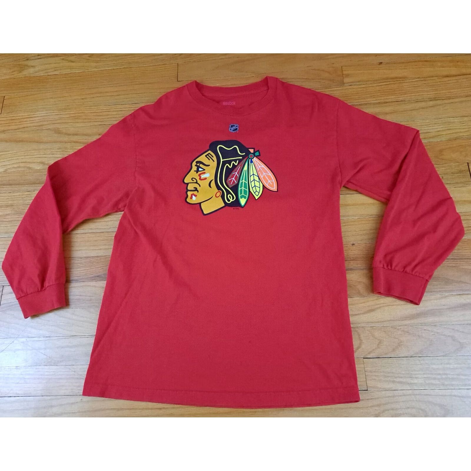 Reebok VINTAGE Reebok Shirt L Chicago Black Hawks Patrick Kane NHL Jersey Size US L / EU 52-54 / 3 - 3 Thumbnail