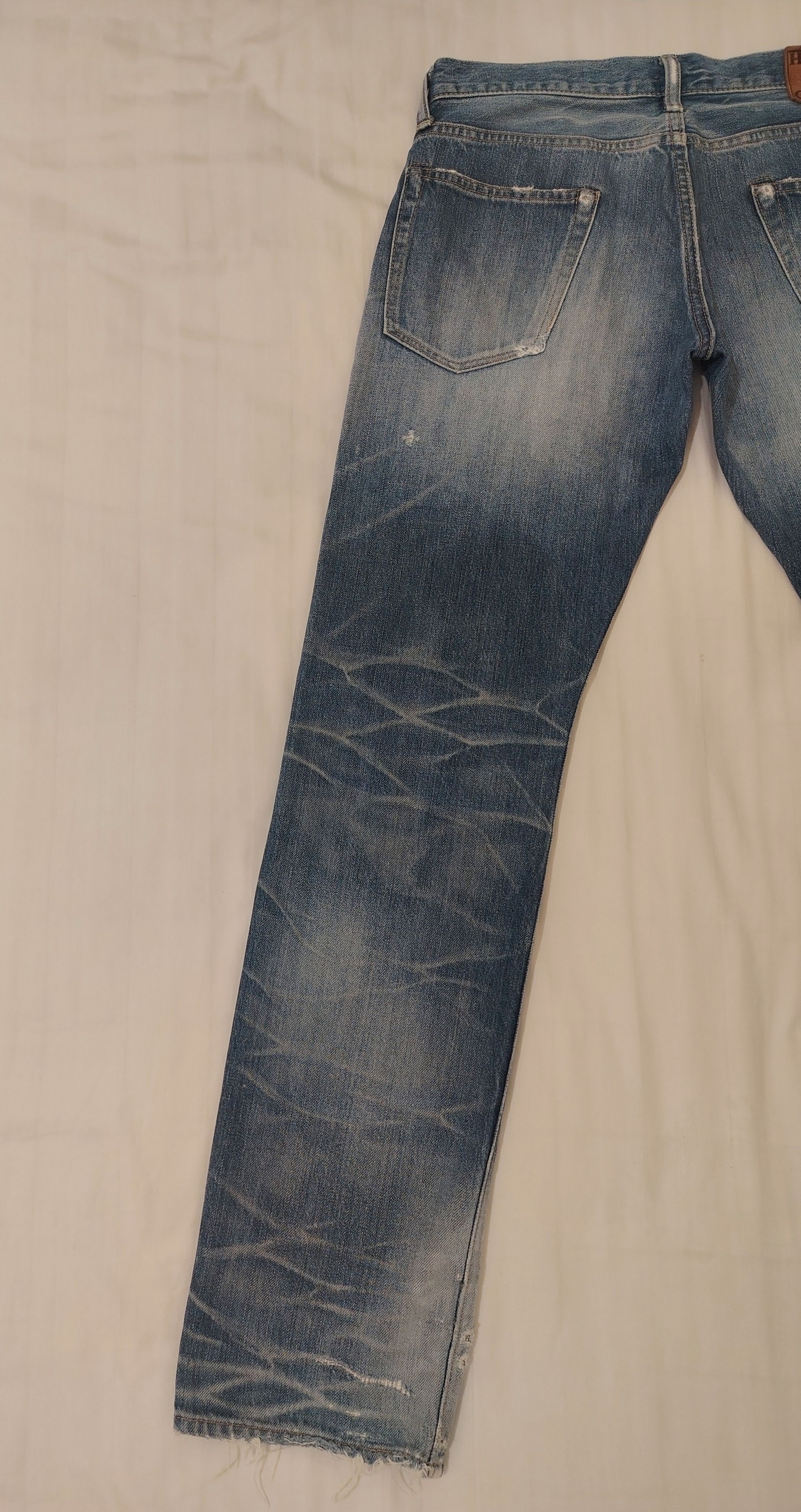 Hysteric Glamour Thrashed Distressed Hysteric Glamour Studded Selvedge Jeans Size US 30 / EU 46 - 20 Thumbnail