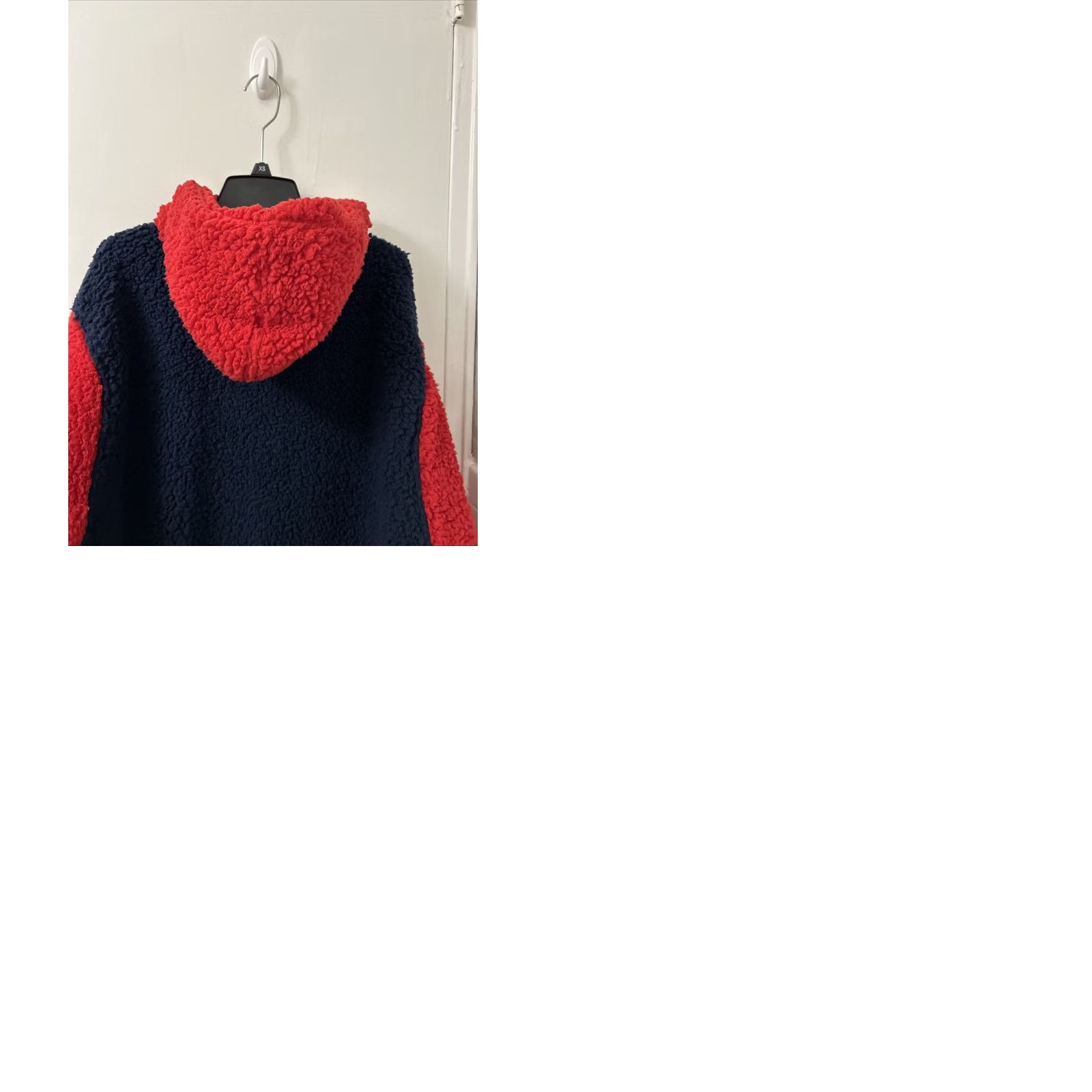 NFL NFL Team Apparel Hoodie Mens XL Blue Red Patriots Fleece Full Zip JKT L/S Size US XL / EU 56 / 4 - 9 Thumbnail