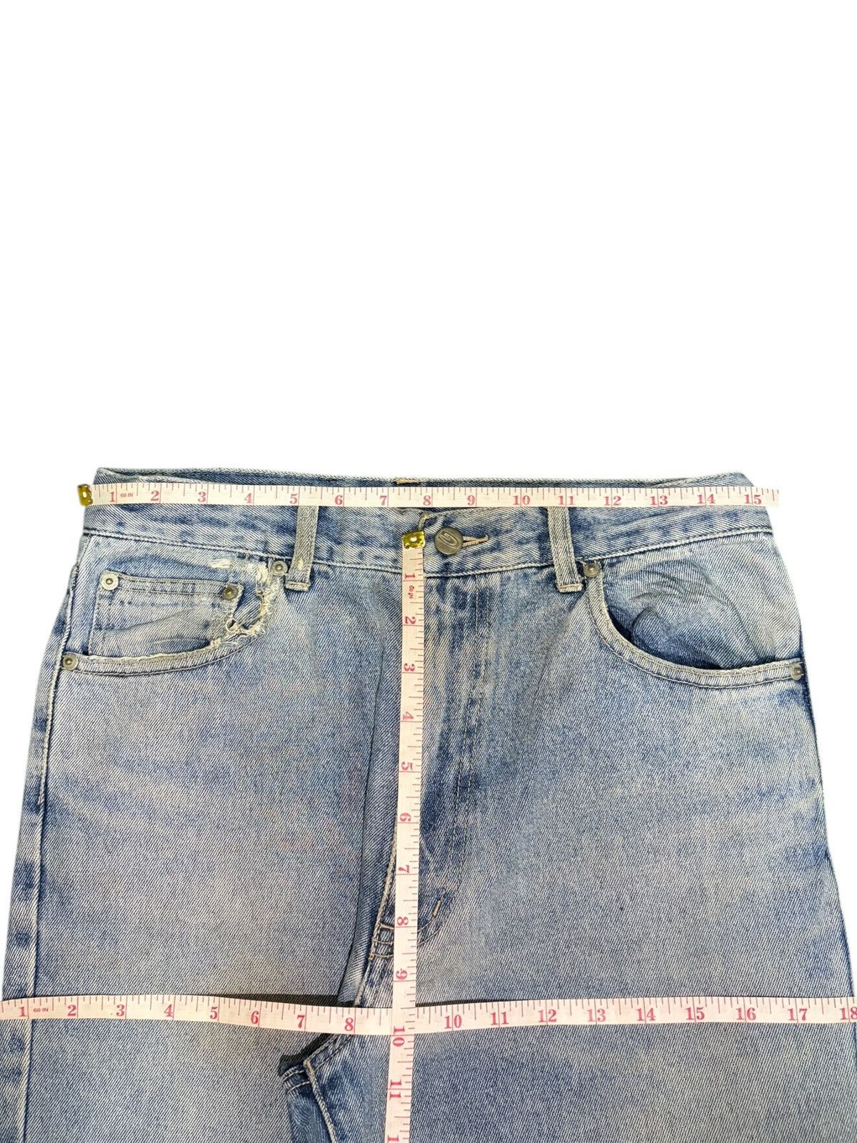Edwin Vintage Japanese Brand Mud Wash Distress Loose Jeans Size US 29 - 6 Thumbnail