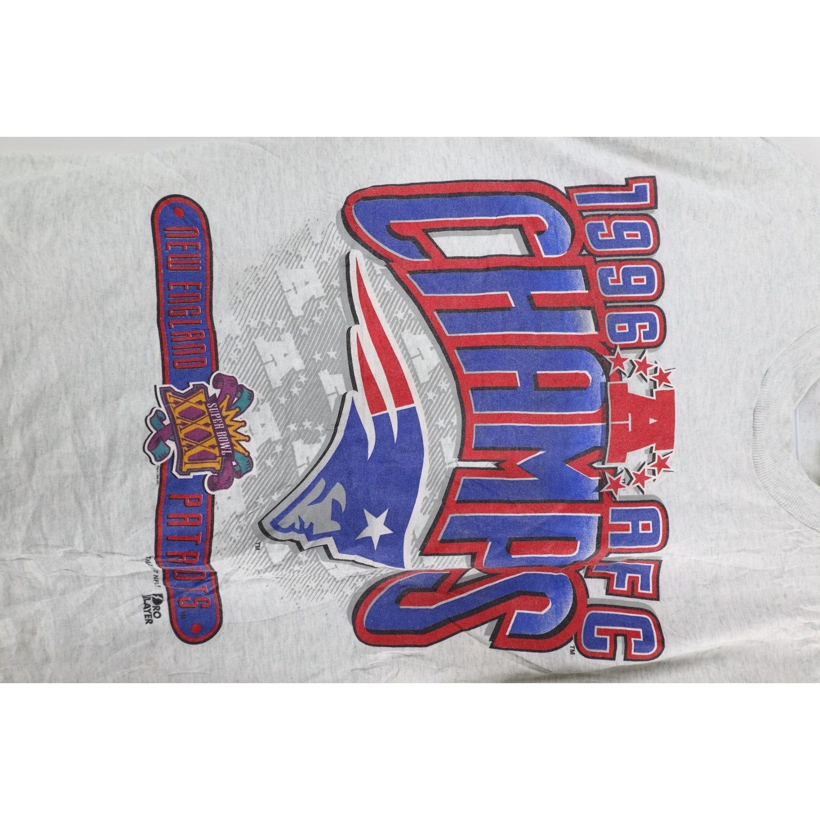 Vintage Vintage 90s 1996 AFC Champs New England Patriots T-Shirt Size US S / EU 44-46 / 1 - 4 Thumbnail