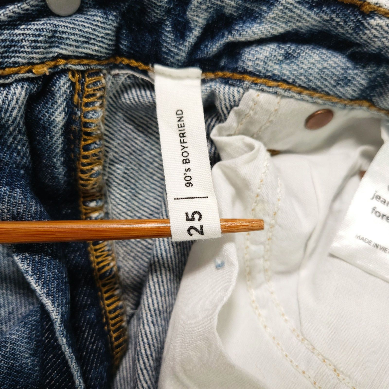 Pacsun Pacsun Tie Dye 90s Boyfriend Jeans Sz 25x32 EUC Y2K Grunge Size 25" / US 0 / IT 36 - 9 Thumbnail