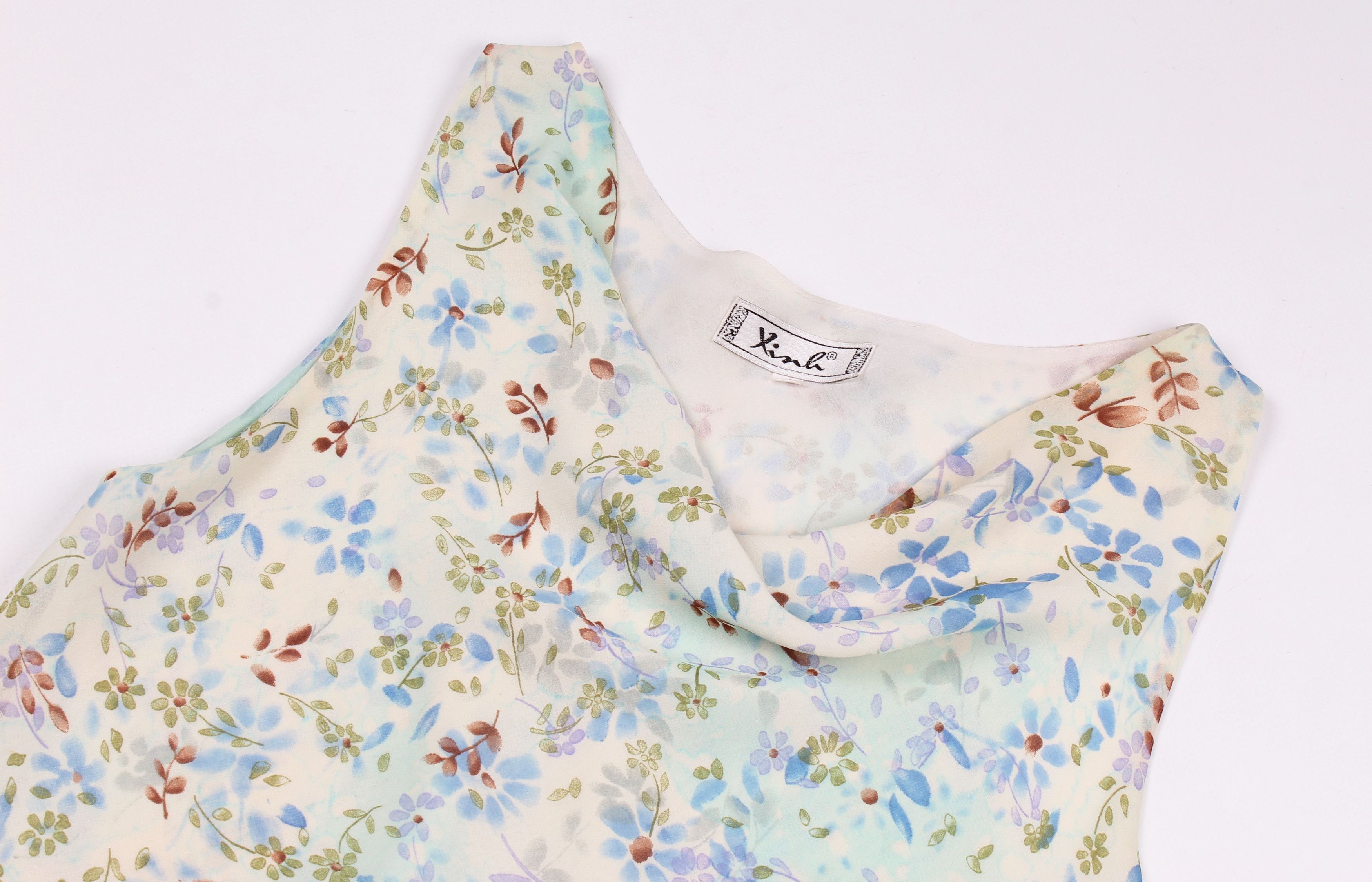 Vintage Vintage Xinh Floral Mesh Fairycore Top Blouse Size S / US 4 / IT 40 - 4 Thumbnail