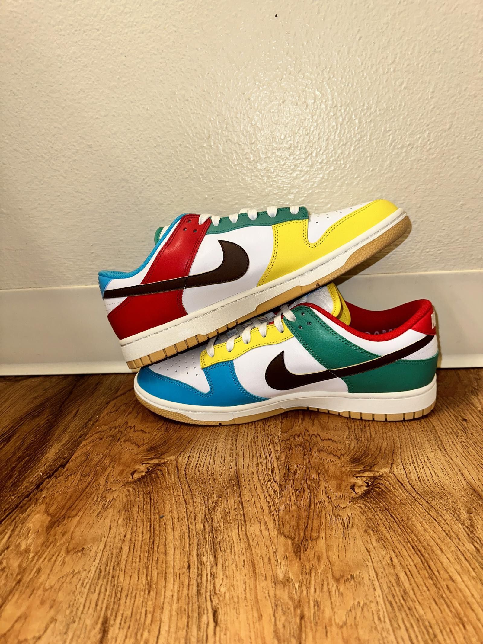 Nike Dunk Low Free 99 White Sample