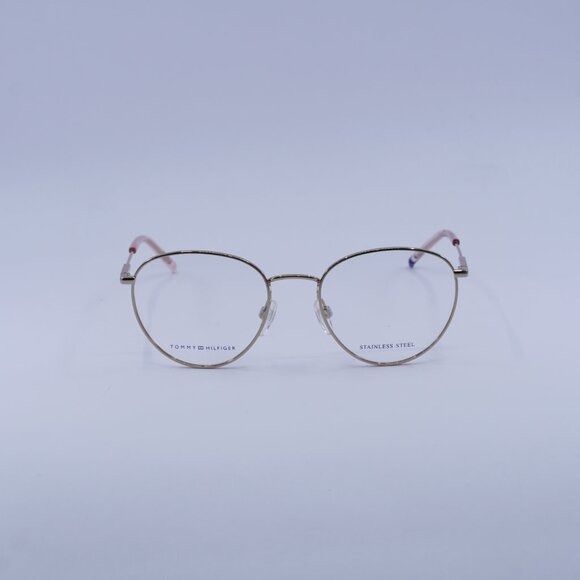 Tommy Hilfiger Tommy Hilfiger TH 1727 0DDB 00 Eyeglasses Gold 52mm Frame Size ONE SIZE - 3 Thumbnail