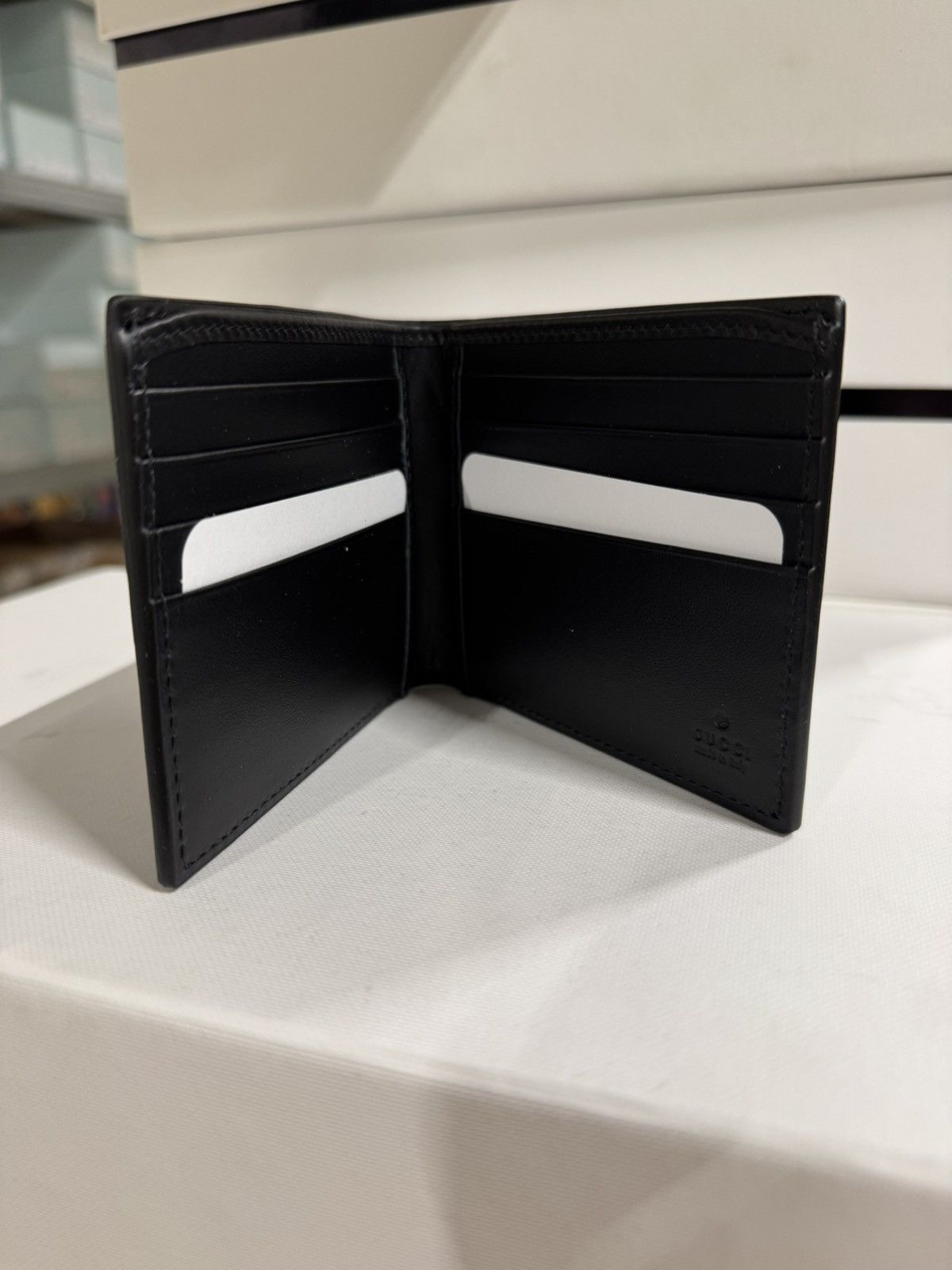 Gucci Gucci Bi-Fold Leather Wallet NEW 550$ Size ONE SIZE - 2 Thumbnail
