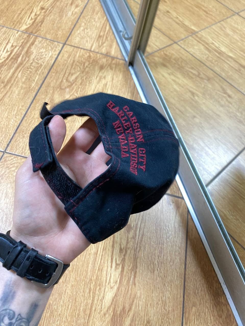 Harley Davidson Vintage Harley Davidson Y2K Logo Cap Size ONE SIZE - 7 Thumbnail