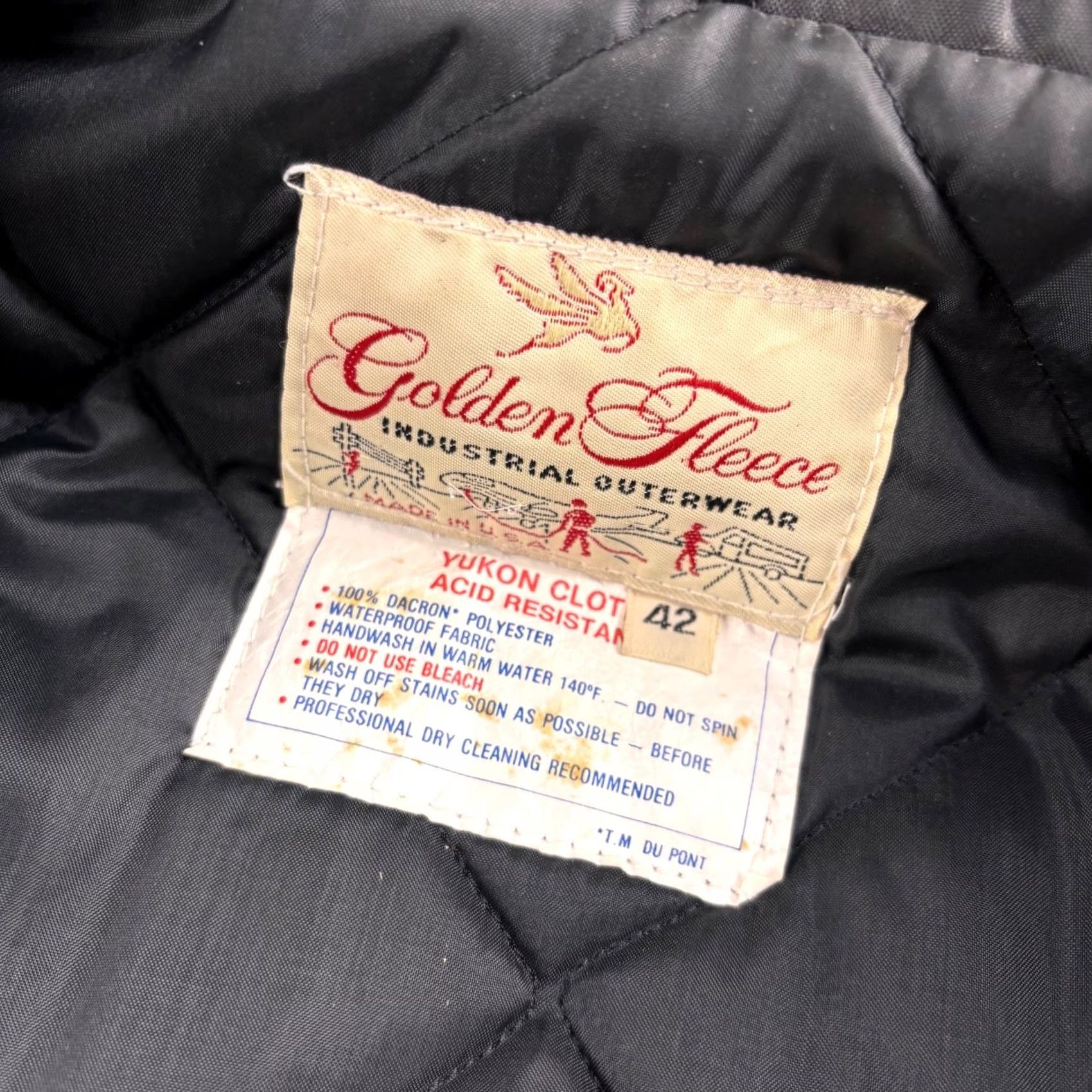 Vintage VINTAGE Golden Fleece Jacket Industrial Outerwear Scoville Heavy Work Men’s 42 Size US XS / EU 42 / 0 - 4 Thumbnail