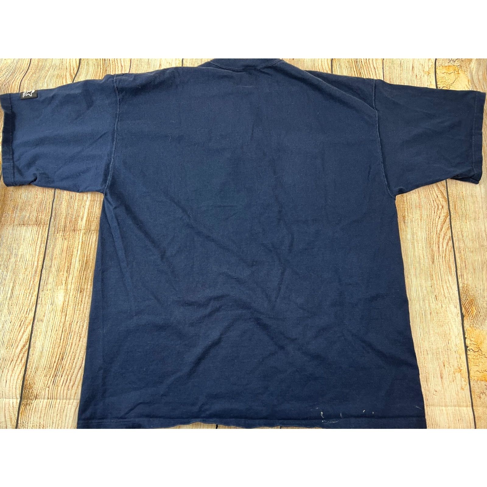 Starter VINTAGE Starter Illinois Fighting Illini Blue T Shirt XL Men XL Blue Embroidered Sports Distressed Made In USA Size US XL / EU 56 / 4 - 2 Thumbnail