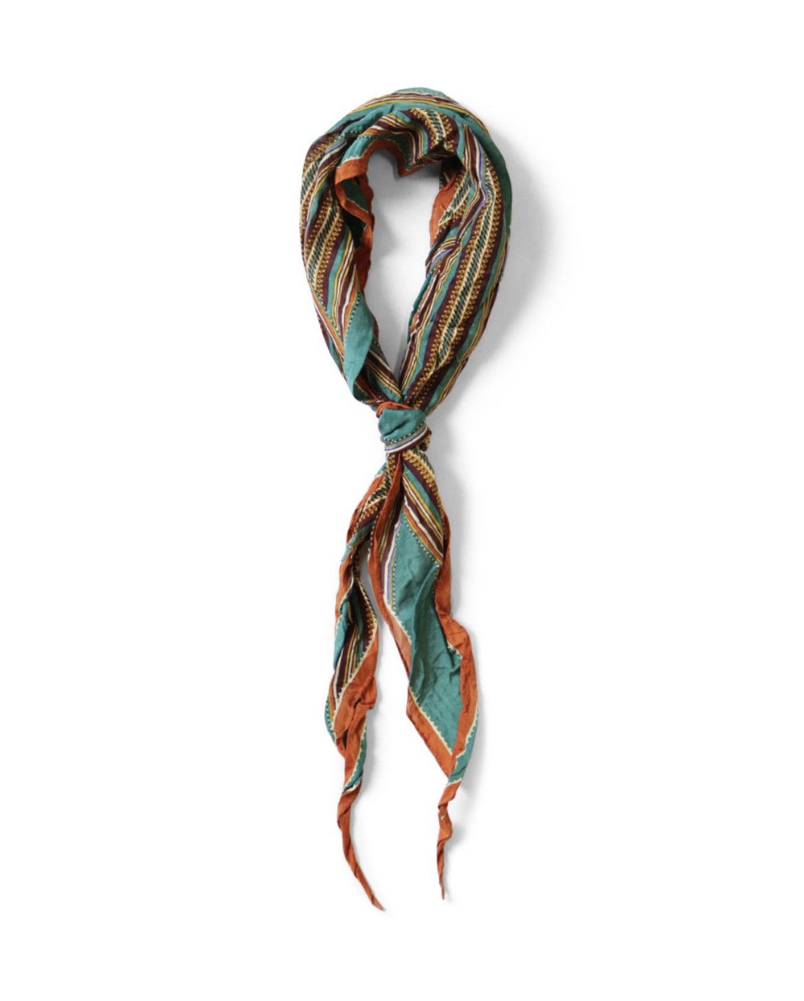 Kapital Kapital Washer silk neckerchief (Pecos stripe) Size ONE SIZE - 1 Thumbnail