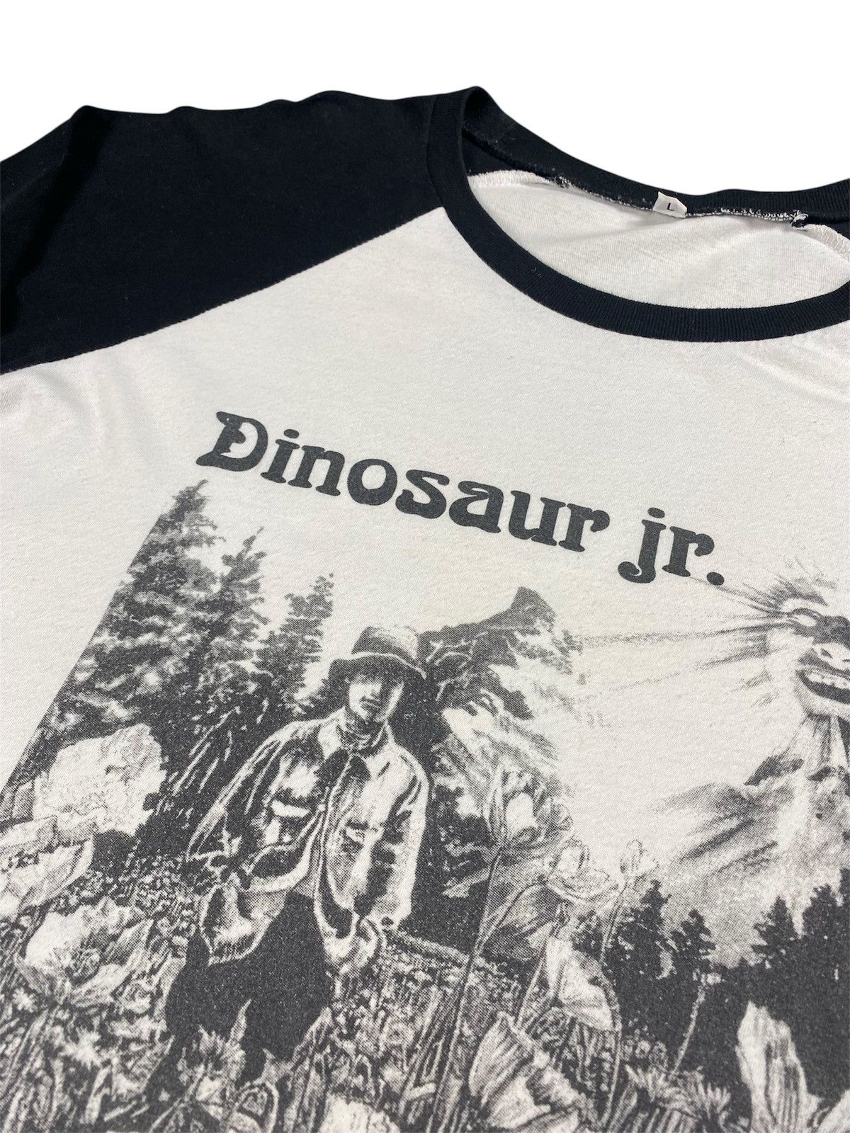 Band Tees Dinosaur Jr. Mountain Man Three-Quarter Sleeve T-Shirt Size US L / EU 52-54 / 3 - 4 Thumbnail