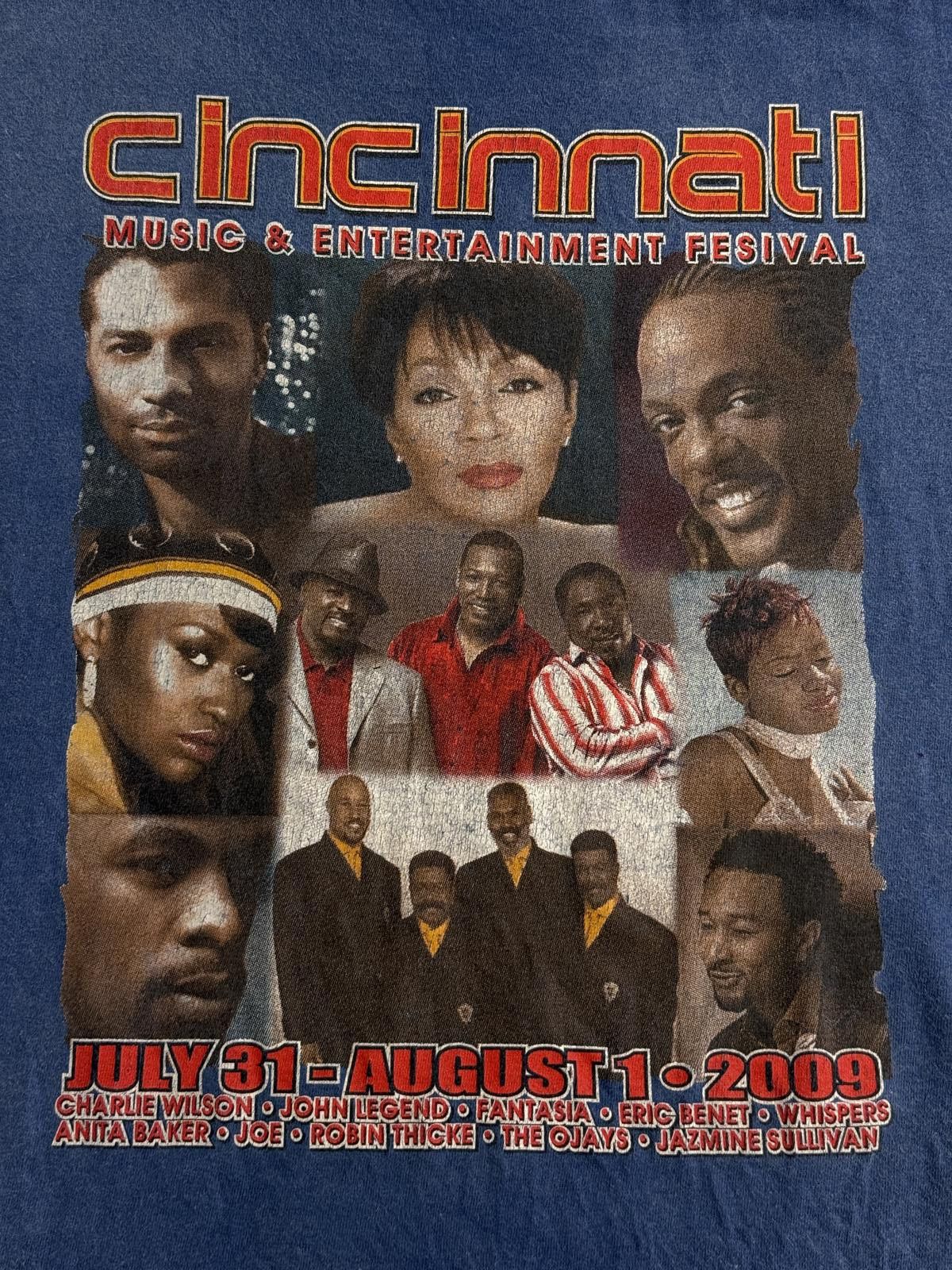 Jerzees Cincinatti Music Fest 2009 Shirt Michael Jackson Memorial XL Size US XL / EU 56 / 4 - 4 Thumbnail