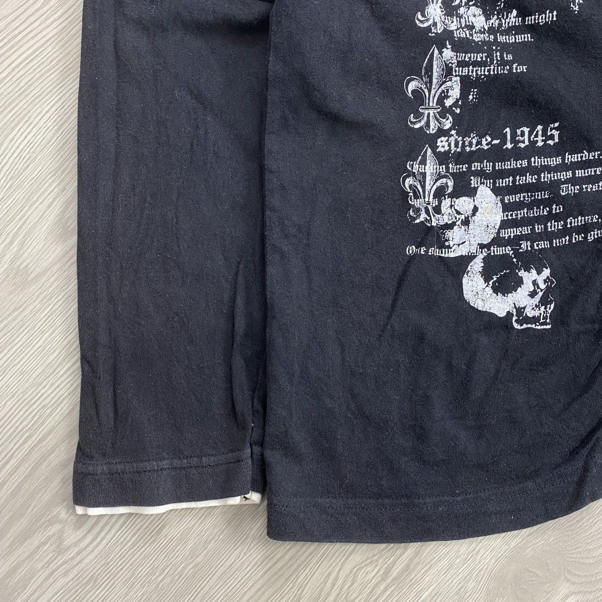 Le Grande Bleu (L.G.B.) 2000s Beamount Carr Double Layers Vkeii Lace Up Longsleeve Size US L / EU 52-54 / 3 - 13 Thumbnail