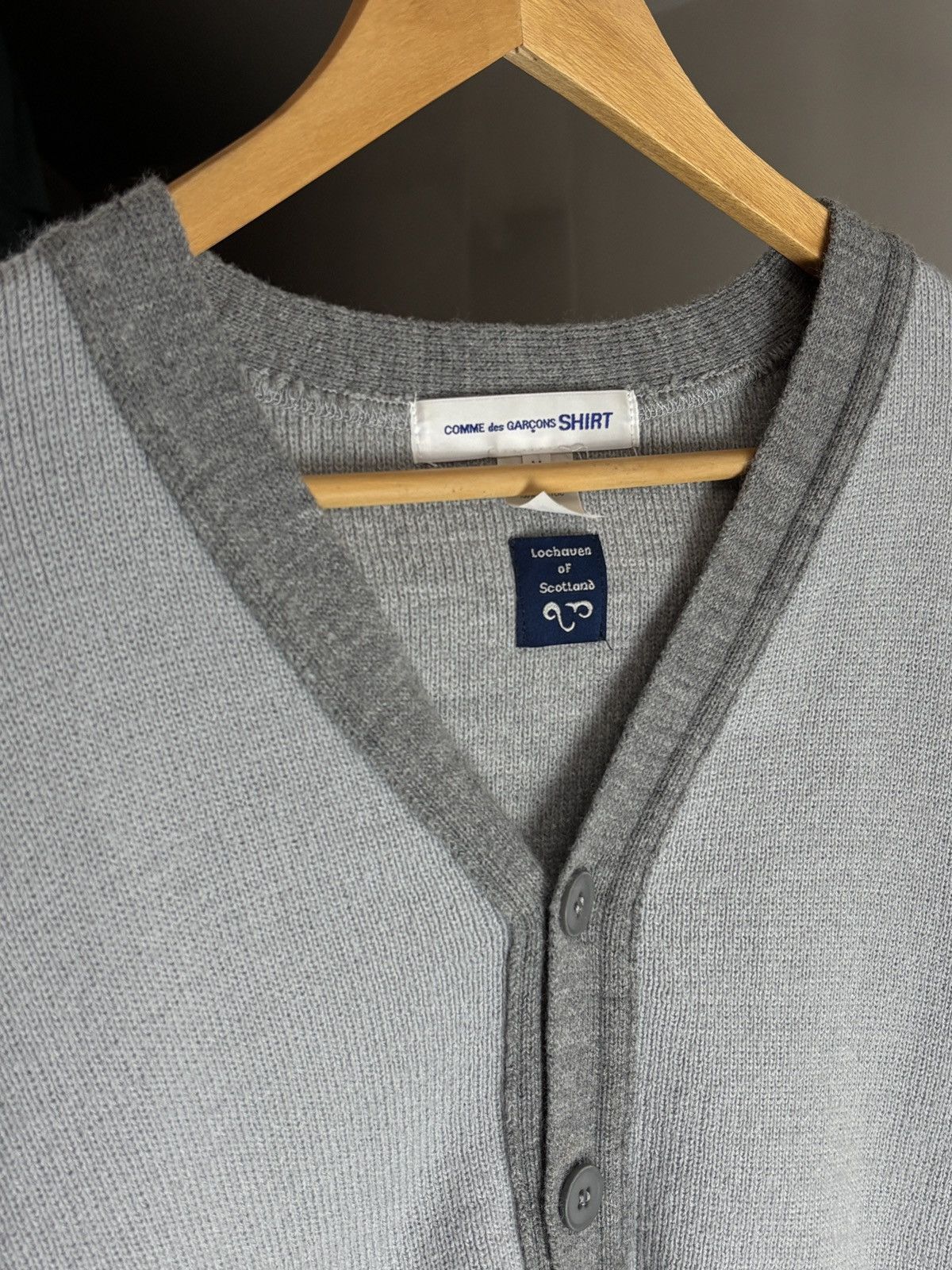 Comme des Garcons SHIRT Comme Des Garcons SHIRT knit button-up vintage cardigan Size US M / EU 48-50 / 2 - 3 Thumbnail