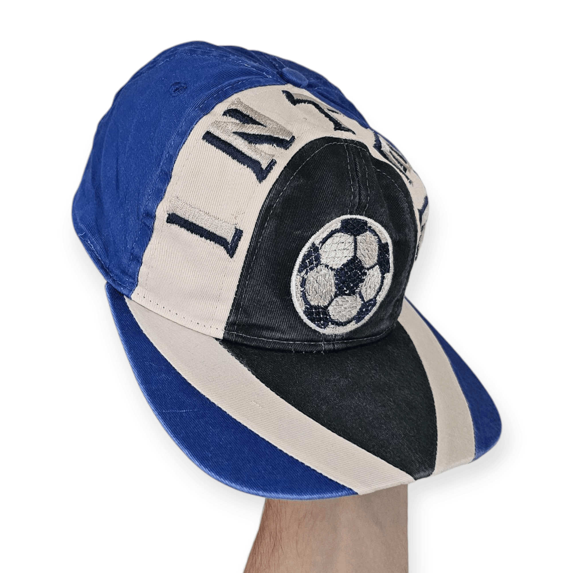 Vintage Inter Milan 90's Big Logo Hat Size ONE SIZE - 2 Thumbnail