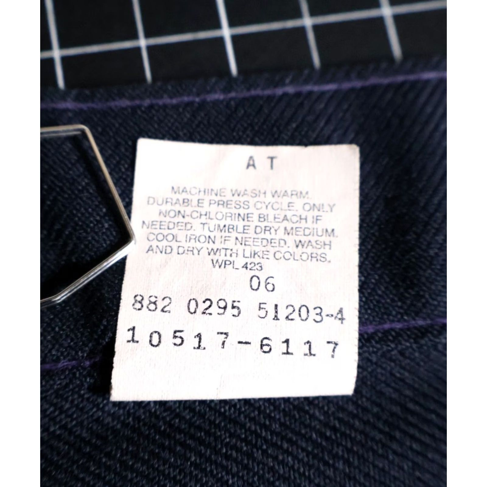 Levi's VINTAGE Levi'S Pants Mens 36 Blue 90s Bootcut Men Dark Polyester Slacks Scovill Size US 36 / EU 52 - 4 Thumbnail