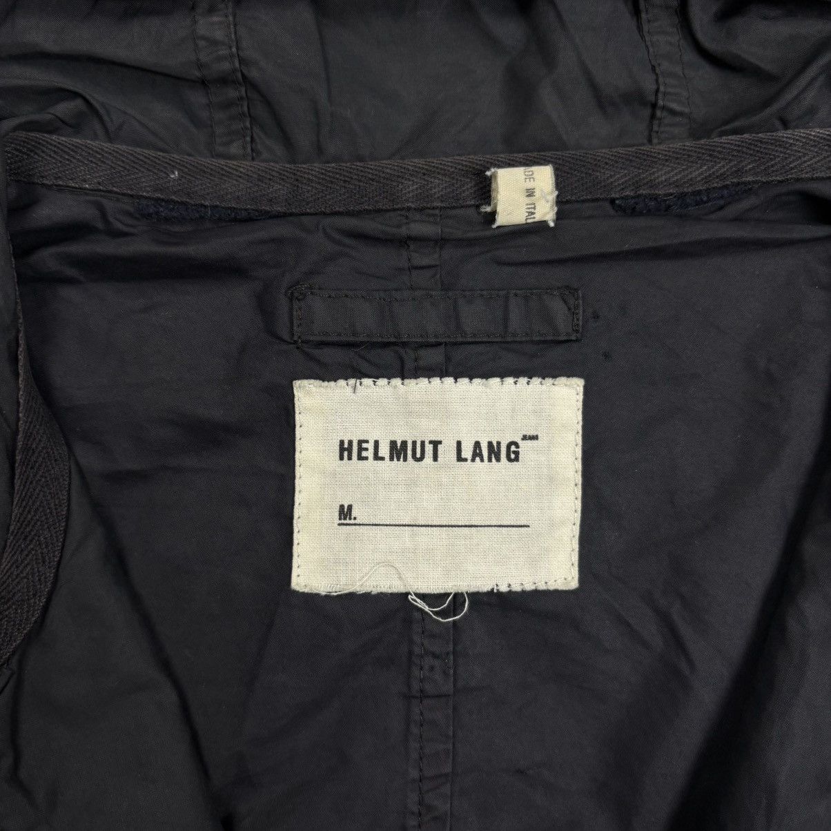 Helmut Lang Vintage Helmut Lang Ss1999 Nylon Packable Hooded Anorak Size US M / EU 48-50 / 2 - 9 Thumbnail