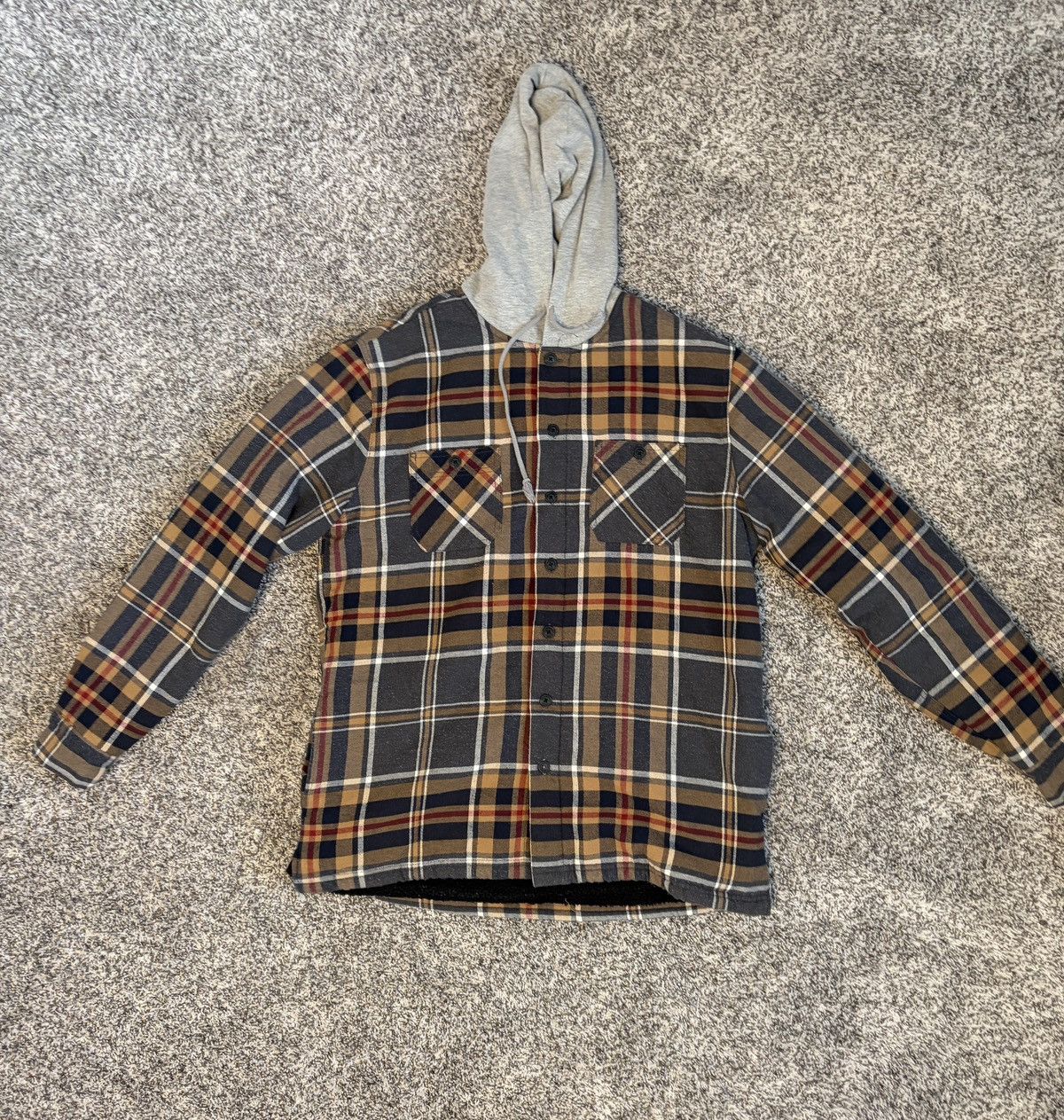 Weatherproof Weatherproof Lined Flannel Shirt Jacket with Hood Size US L / EU 52-54 / 3 - 1 Thumbnail