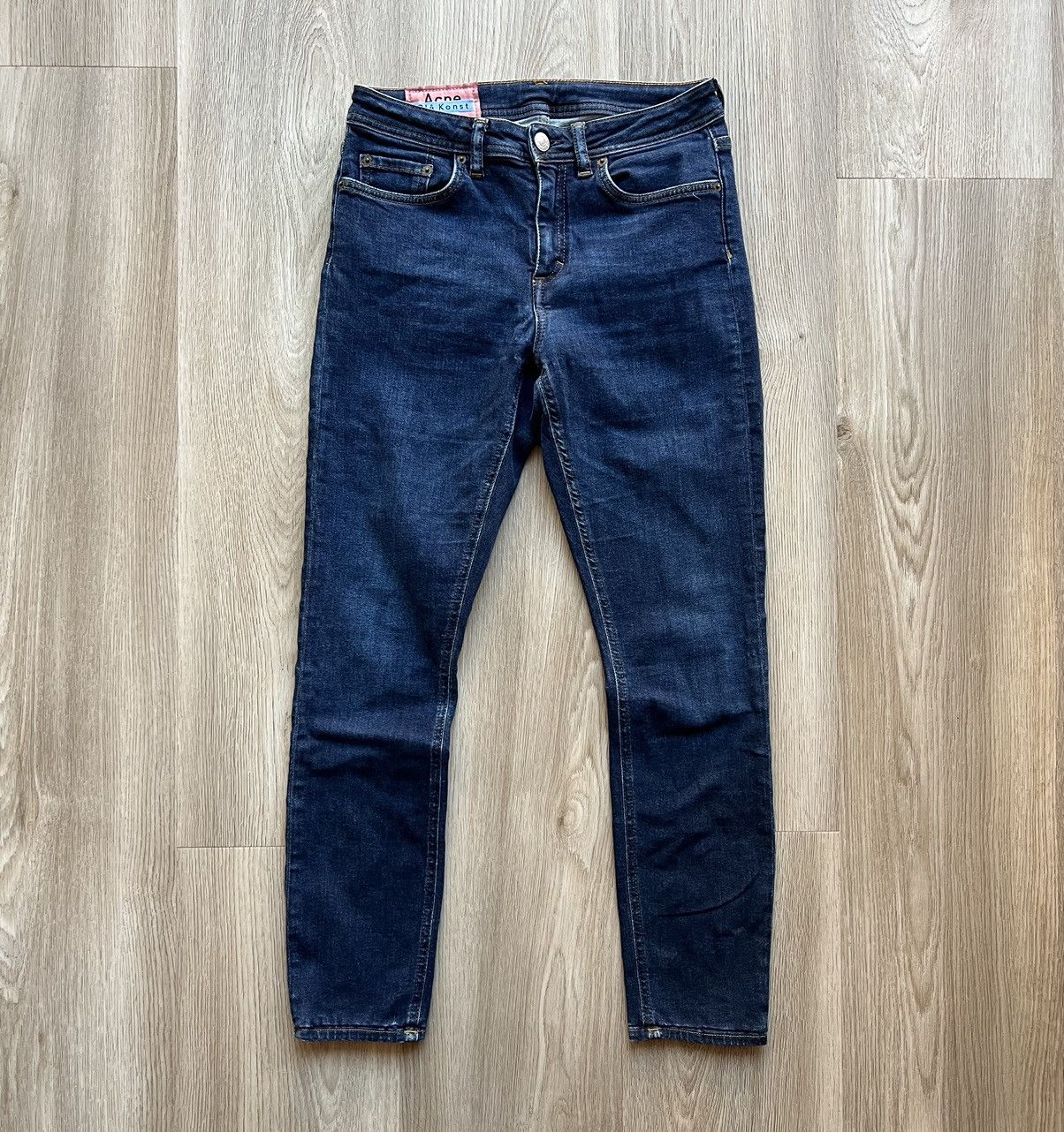 Acne Studios Acne Studios Blue Skinny Jeans Denim Pants Size 26" / US 2 / IT 38 - 1 Thumbnail